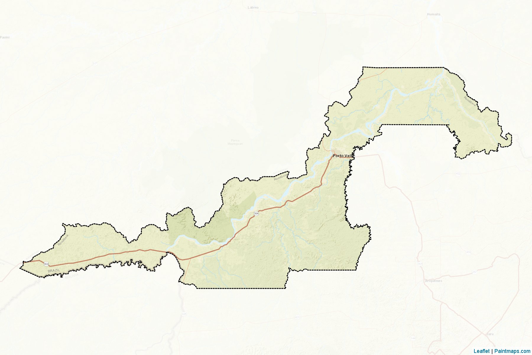 Porto Velho (Rondonia) Map Cropping Samples-2