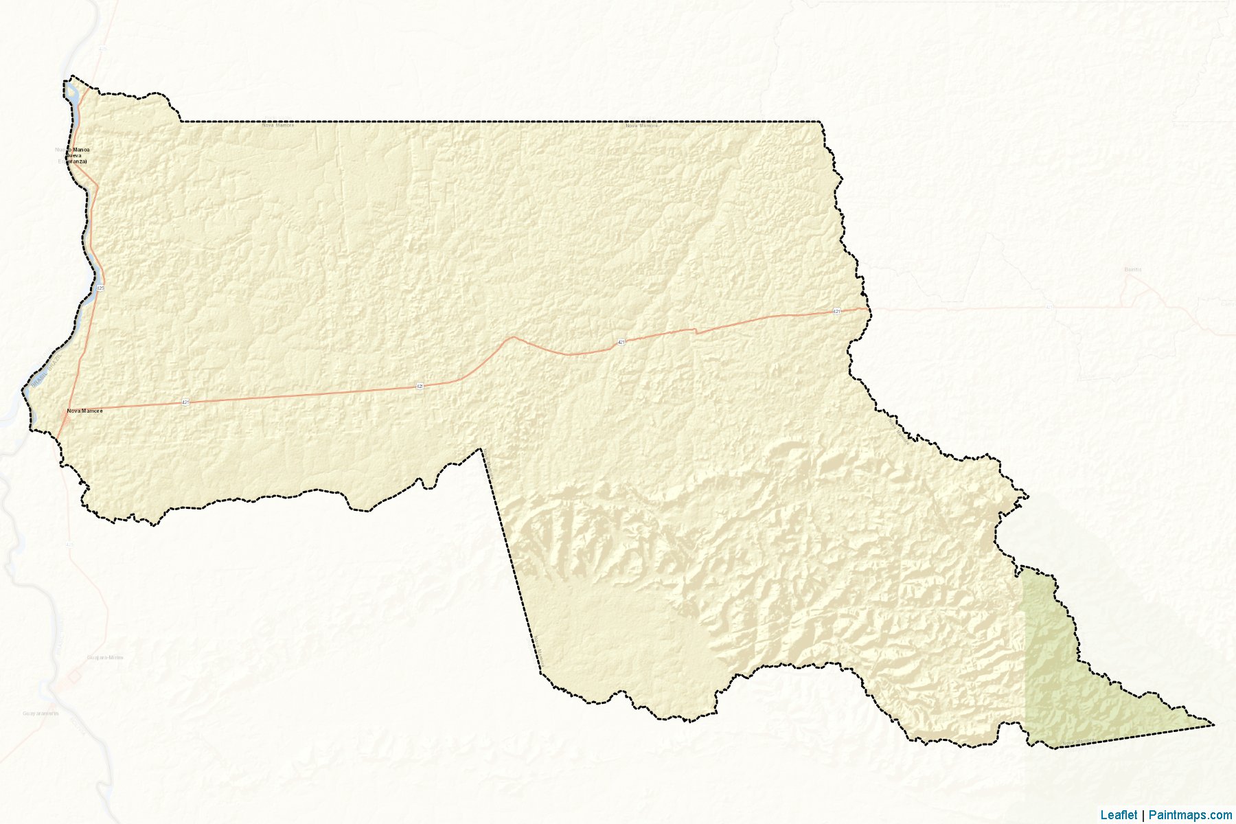 Nova Mamore (Rondonia) Map Cropping Samples-2