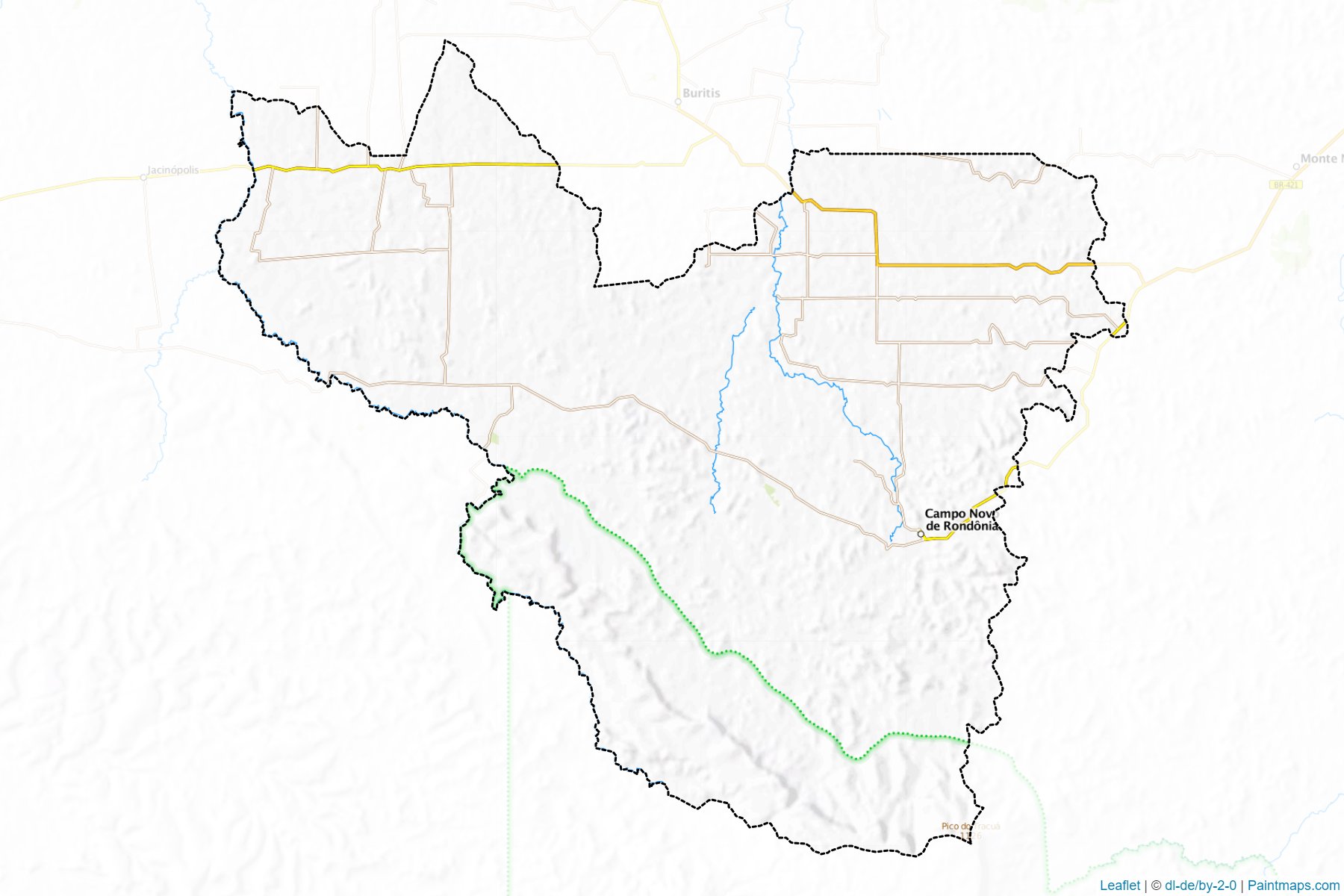 Campo Novo de Rondonia (Rondonia) Map Cropping Samples-1