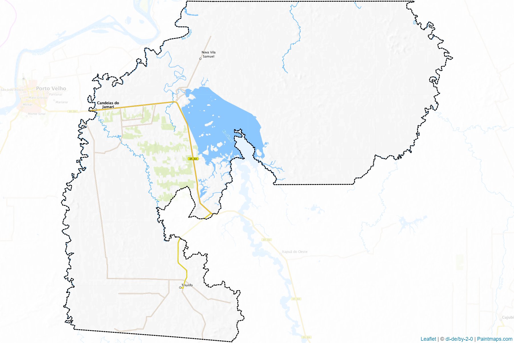 Candeias do Jamari (Rondonia) Map Cropping Samples-1