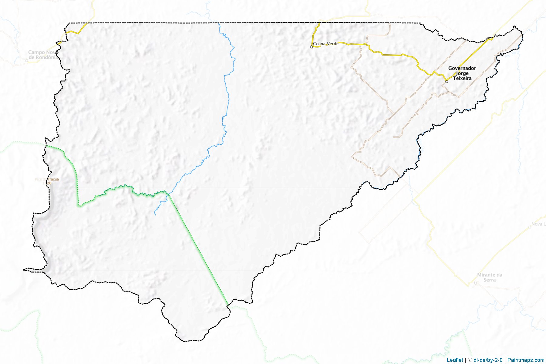 Governador Jorge Teixeira (Rondônia) Haritası Örnekleri-1