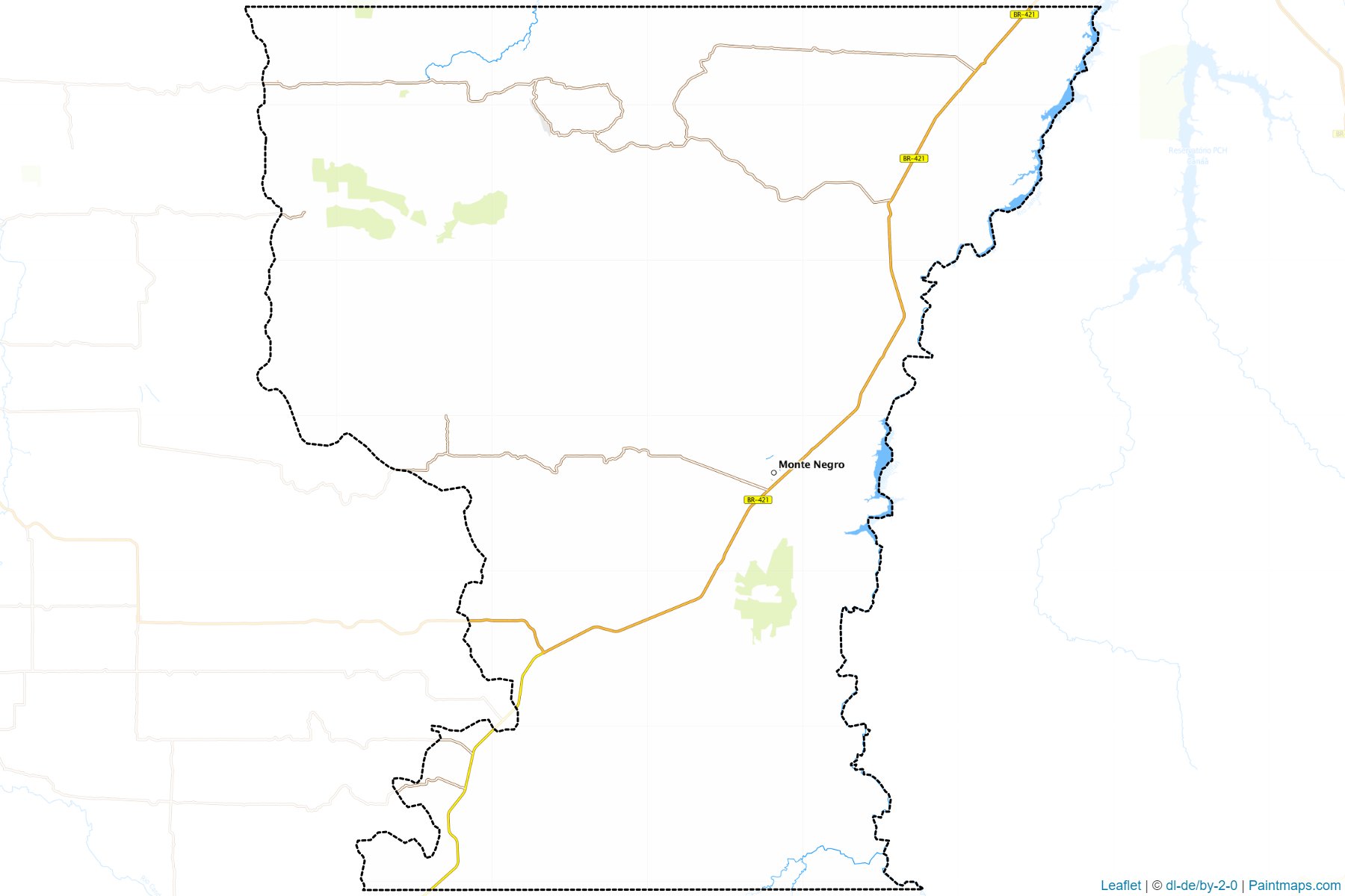 Monte Negro (Rondônia) Haritası Örnekleri-1