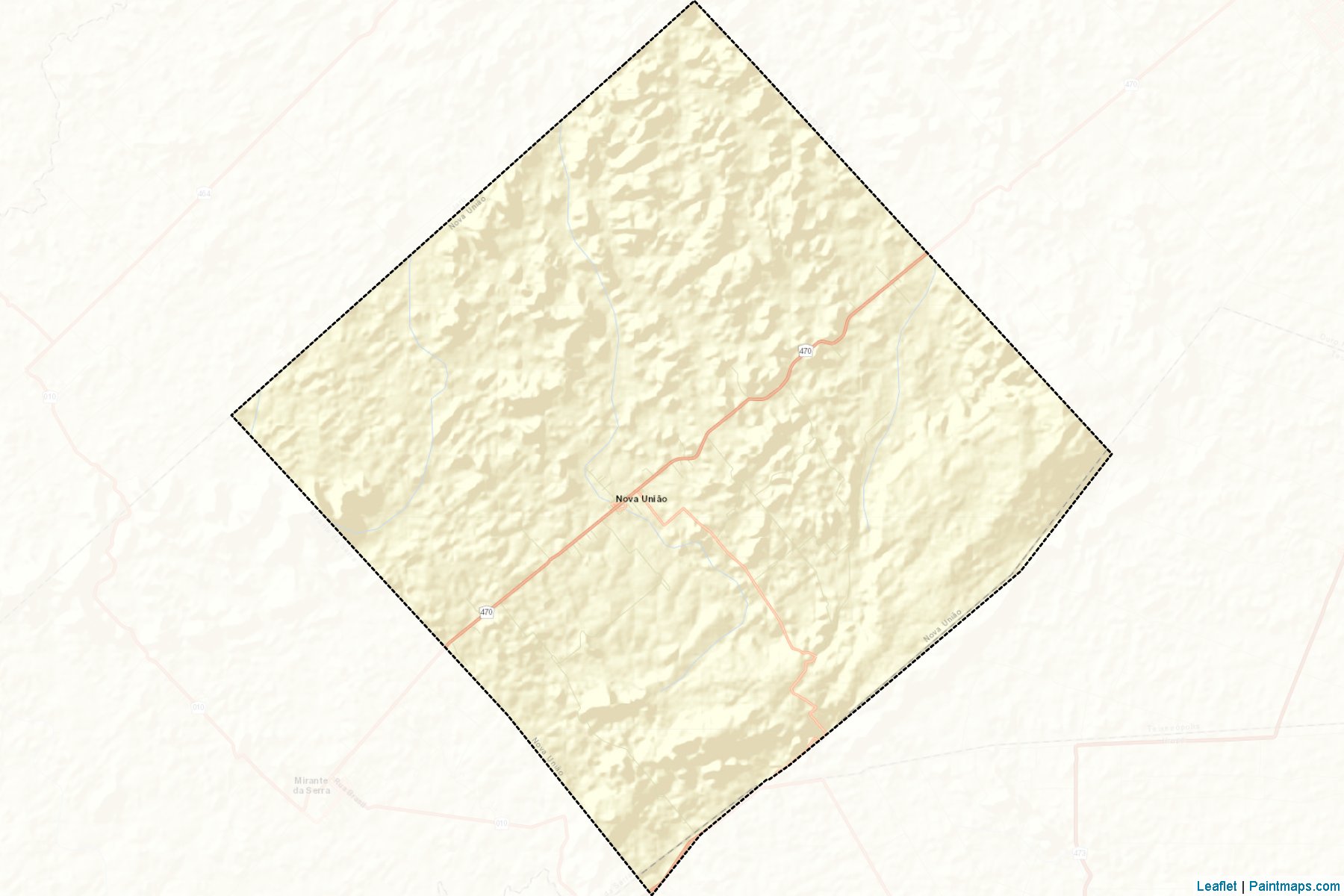 Nova Uniao (Rondonia) Map Cropping Samples-2