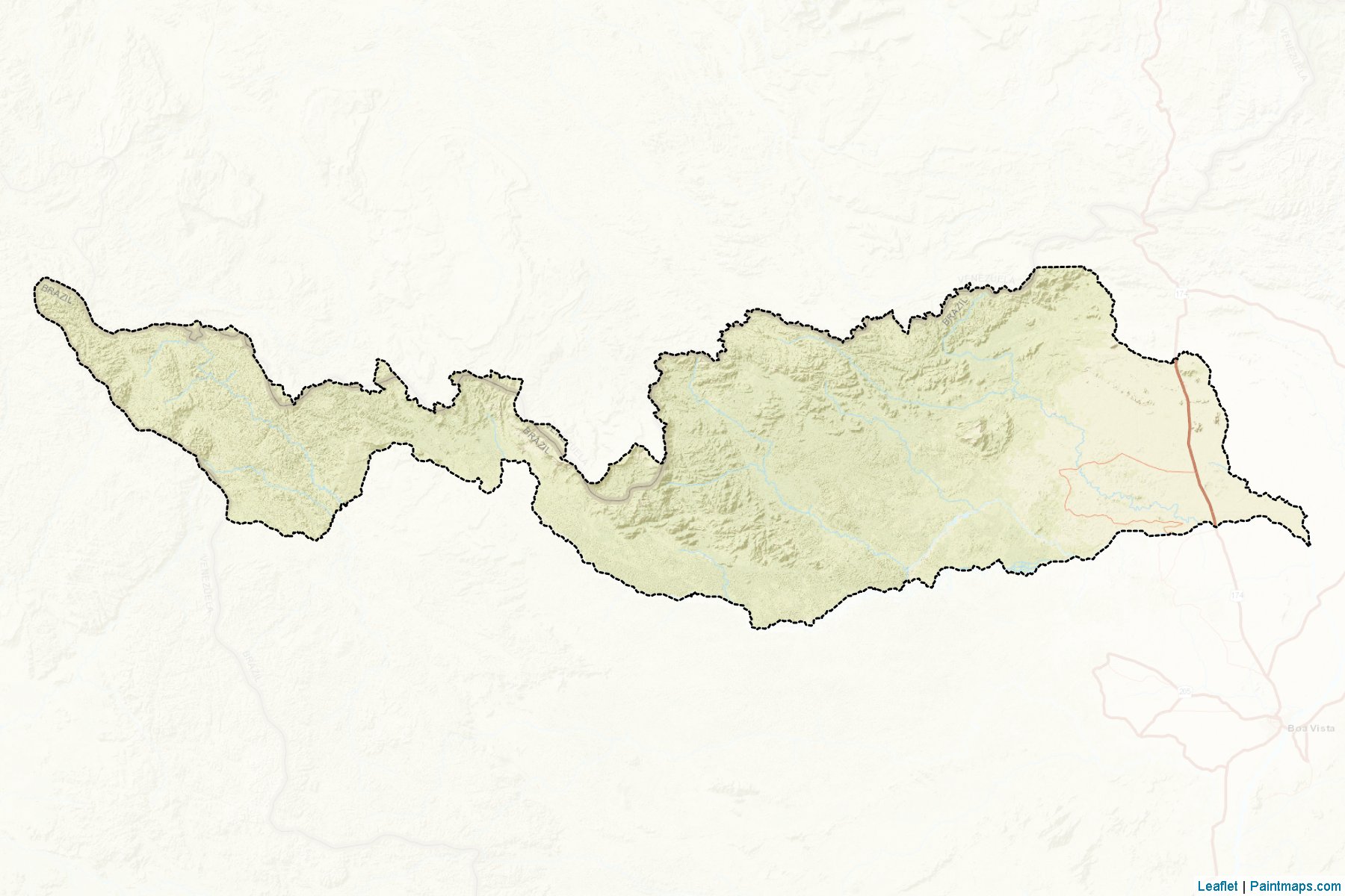 Amajari (Roraima) Haritası Örnekleri-2