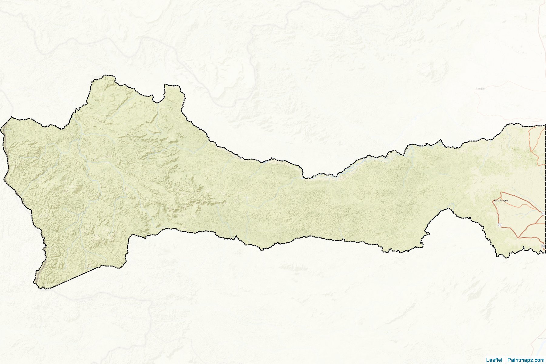 Muestras de recorte de mapas Alto Alegre (Roraima)-2