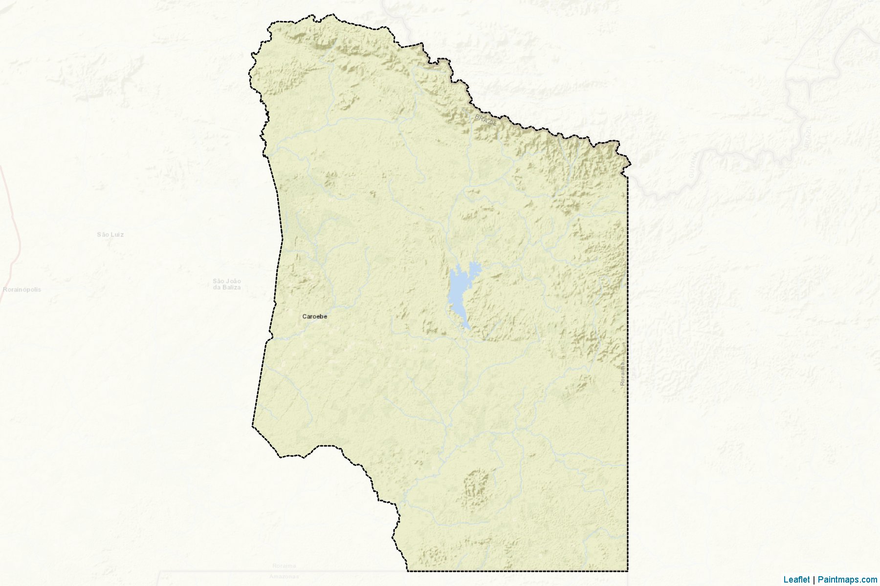 Muestras de recorte de mapas Caroebe (Roraima)-2