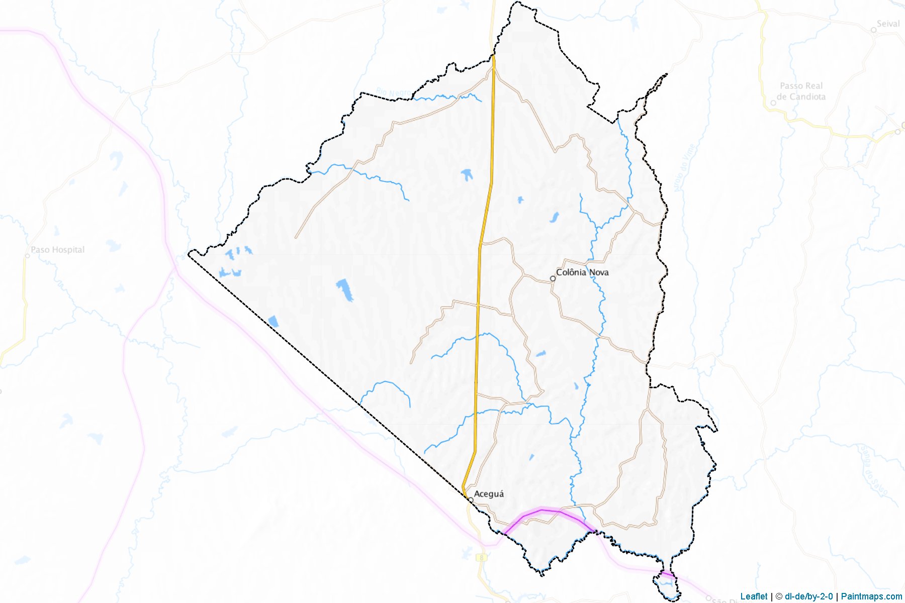 Acegua (Rio Grande Do Sul) Map Cropping Samples-1