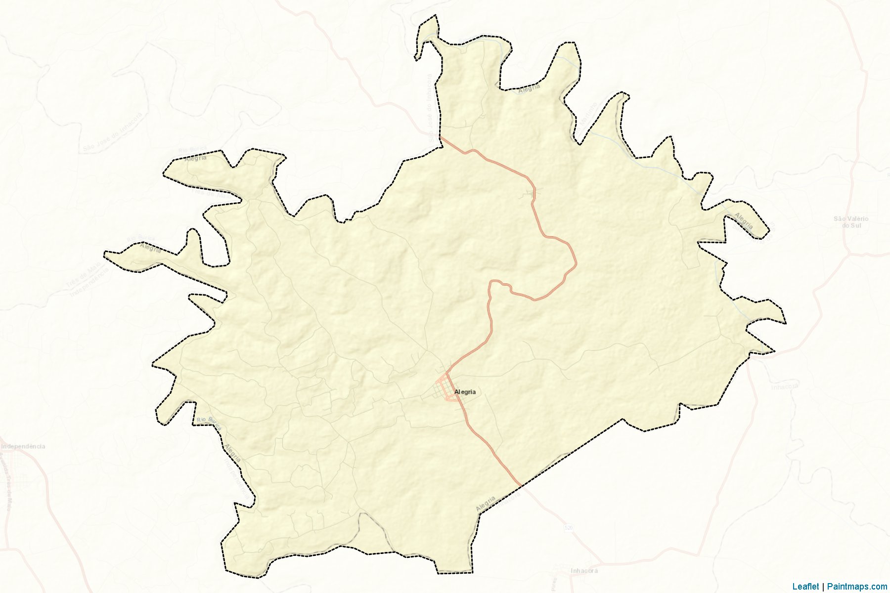 Alegria (Rio Grande Do Sul) Map Cropping Samples-2