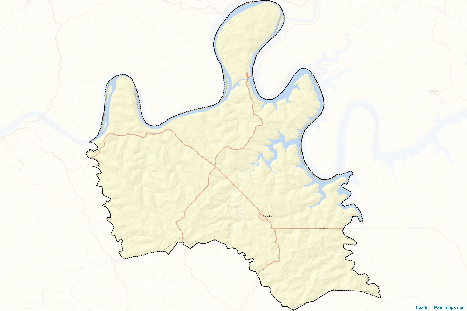 Alpestre (Rio Grande Do Sul) Map Cropping Samples-2