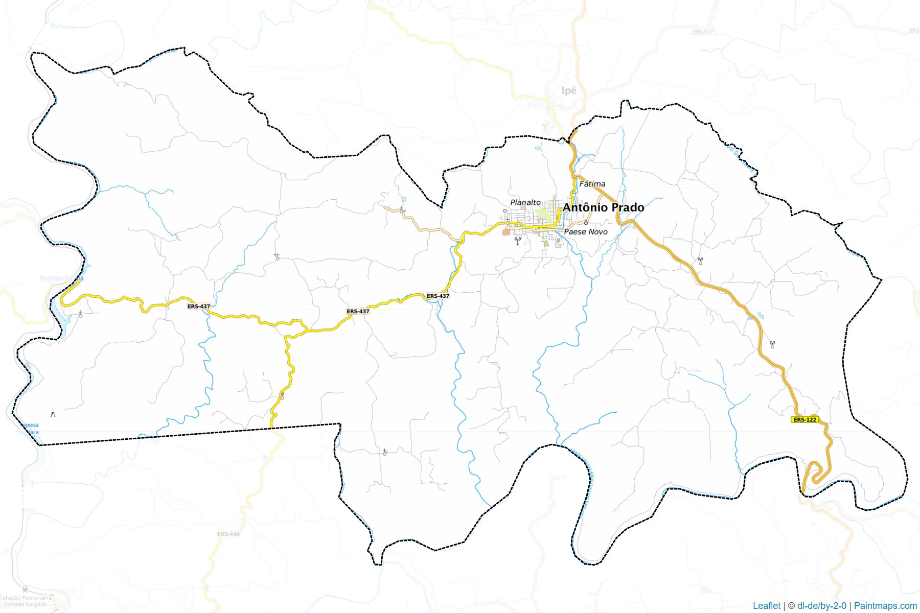 Antonio Prado (Rio Grande Do Sul) Map Cropping Samples-1