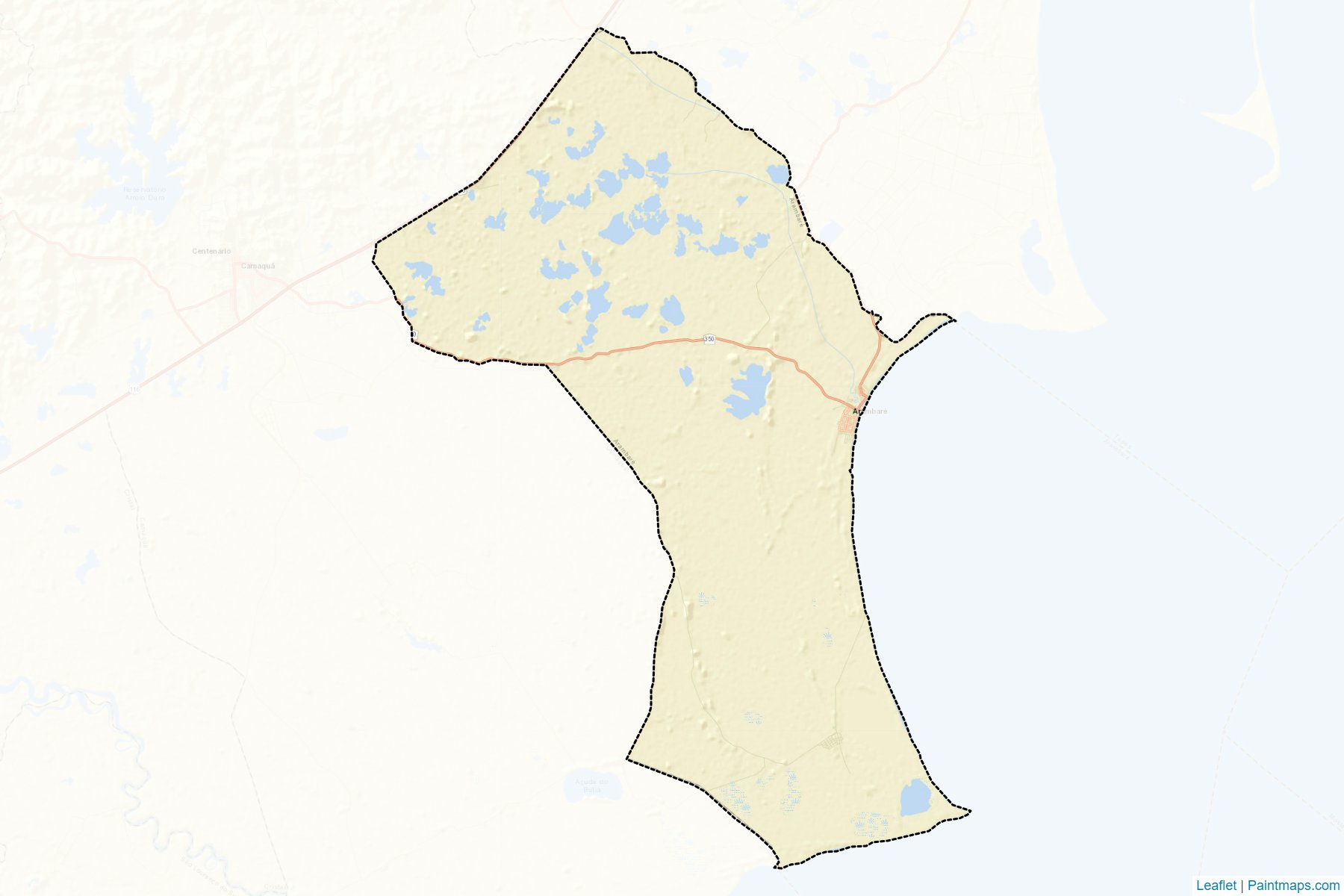 Arambare (Rio Grande Do Sul) Map Cropping Samples-2