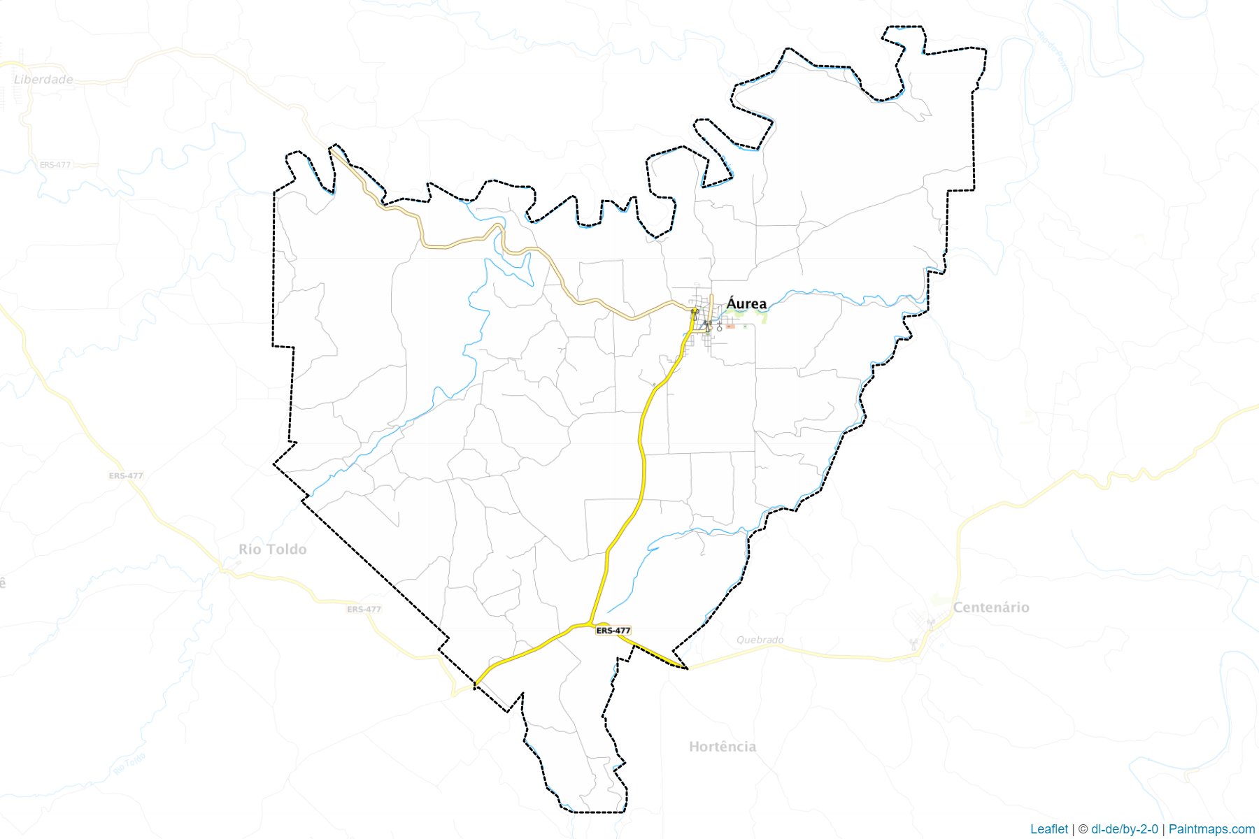 Aurea (Rio Grande Do Sul) Map Cropping Samples-1