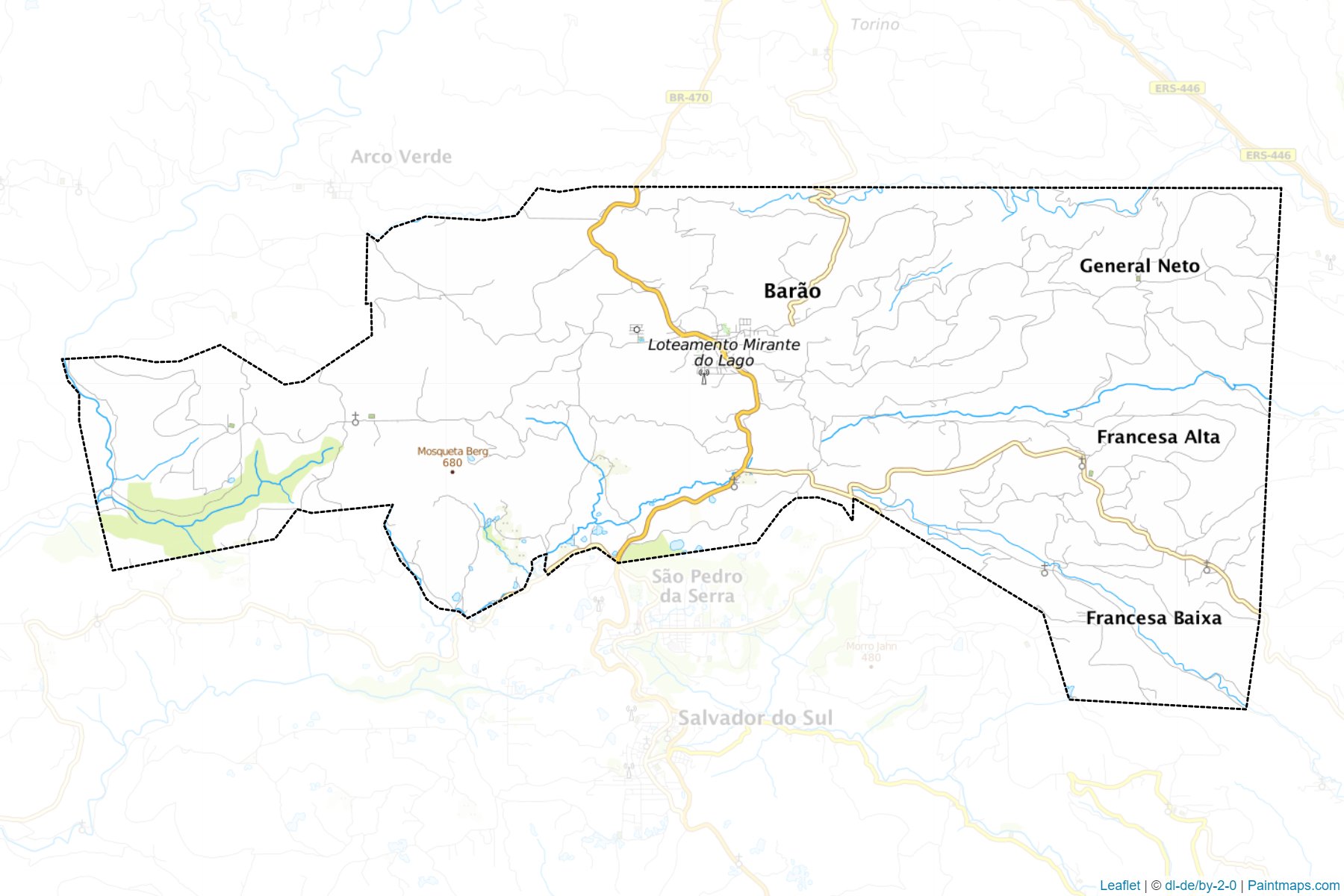 Barao (Rio Grande Do Sul) Map Cropping Samples-1