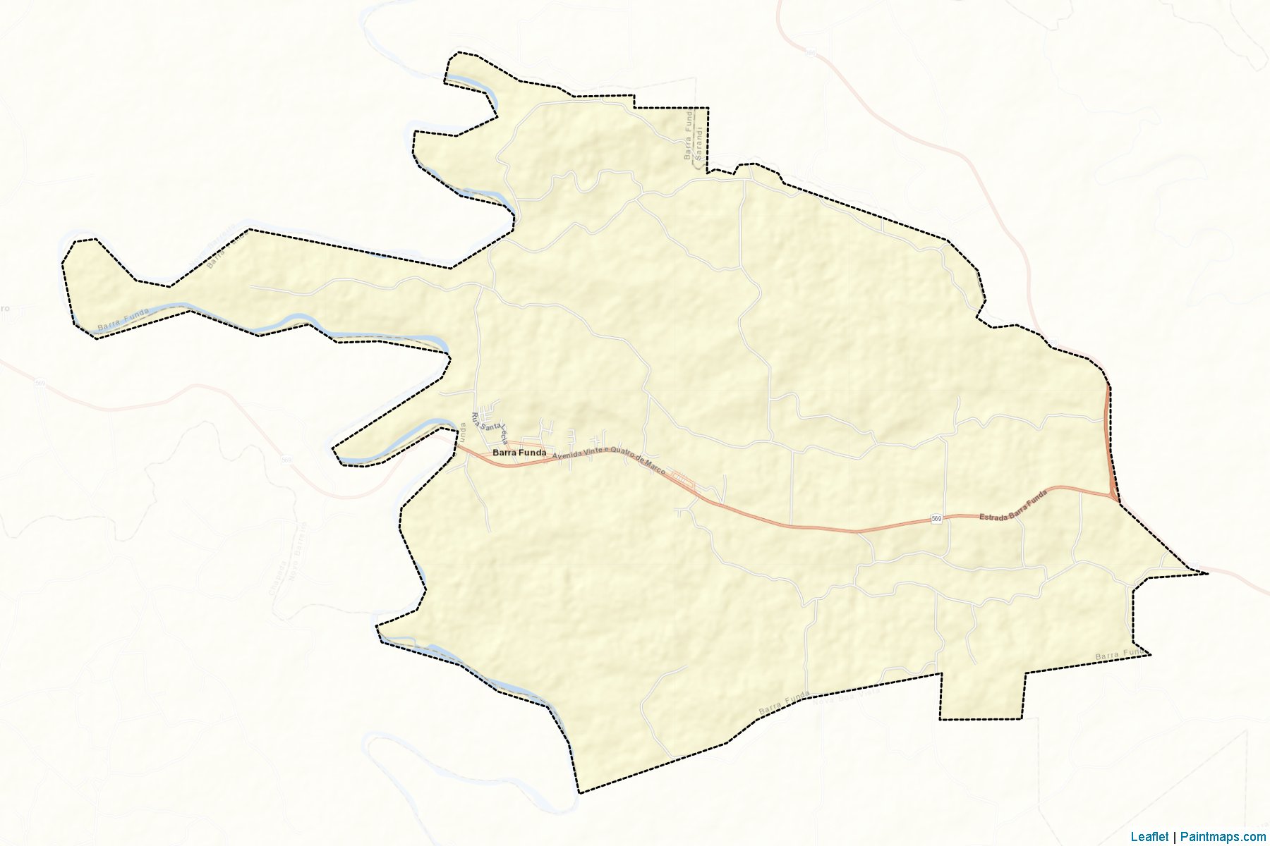 Barra Funda (Rio Grande Do Sul) Map Cropping Samples-2