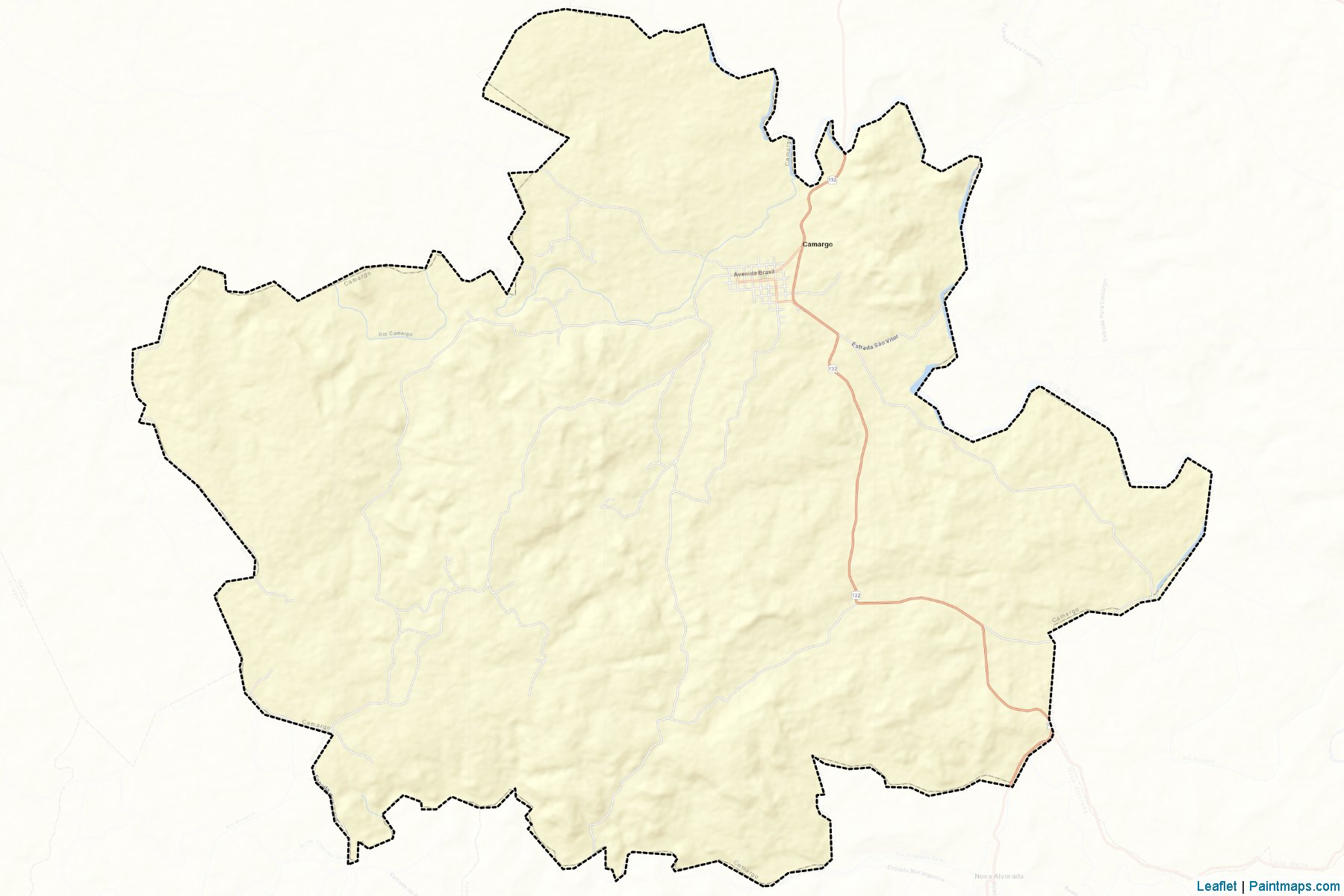 Camargo (Rio Grande Do Sul) Map Cropping Samples-2