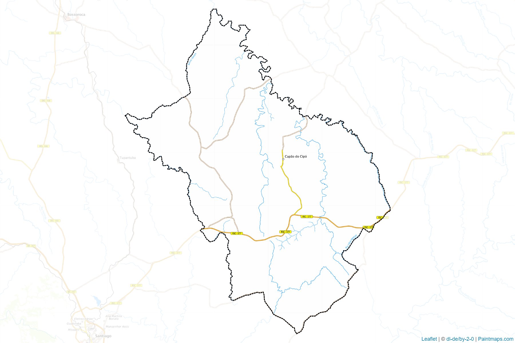 Capao do Cipo (Rio Grande Do Sul) Map Cropping Samples-1