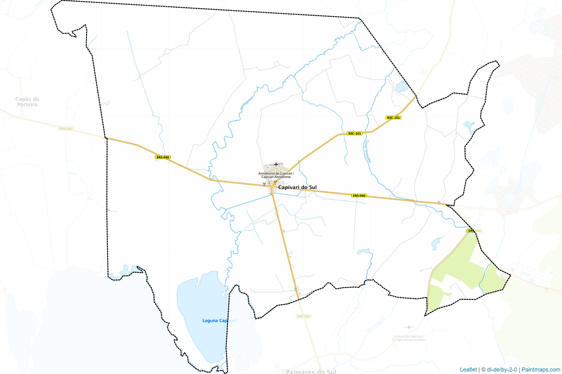 Capivari do Sul (Rio Grande Do Sul) Map Cropping Samples-1