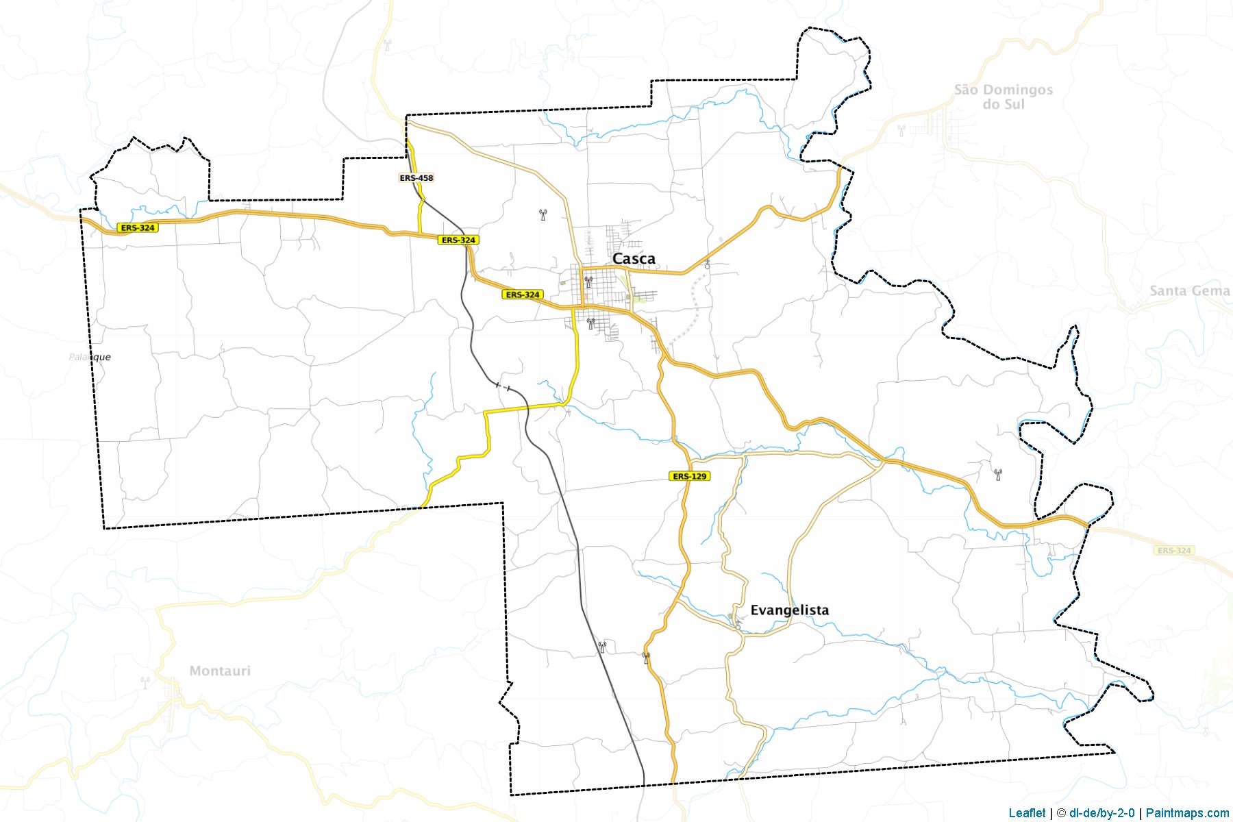 Casca (Rio Grande Do Sul) Map Cropping Samples-1