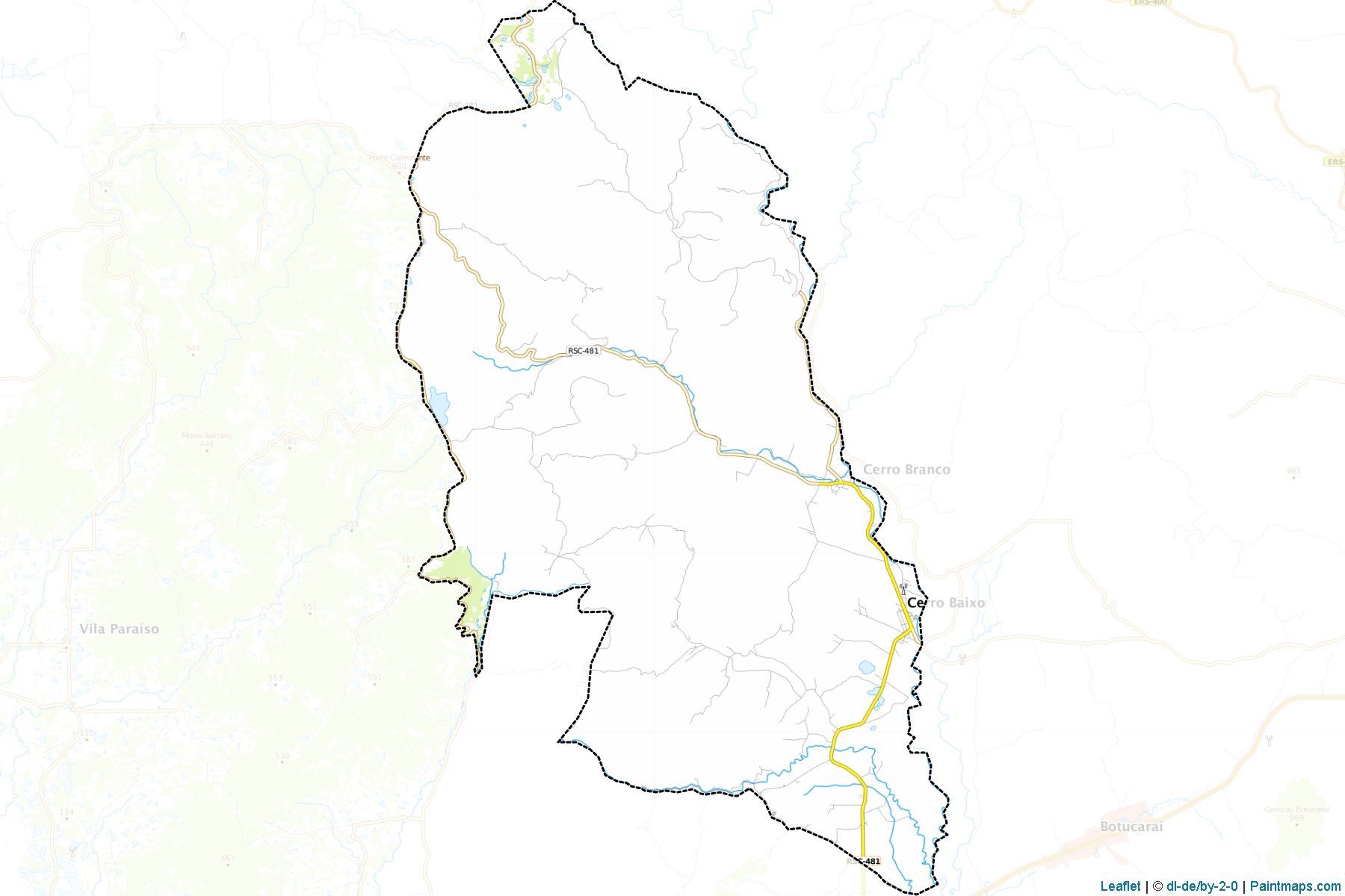 Cerro Branco (Rio Grande Do Sul) Map Cropping Samples-1