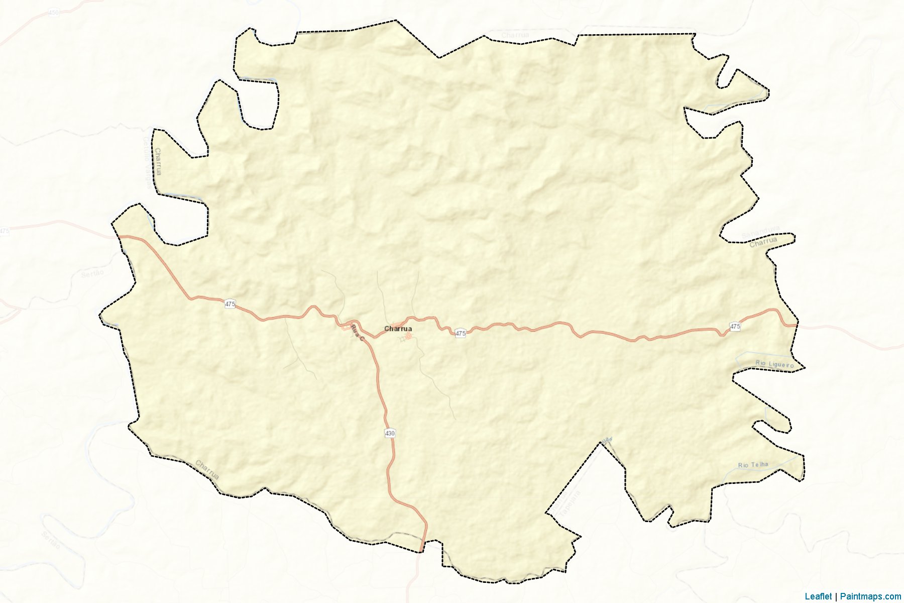 Muestras de recorte de mapas Charrua (Rio Grande Do Sul)-2