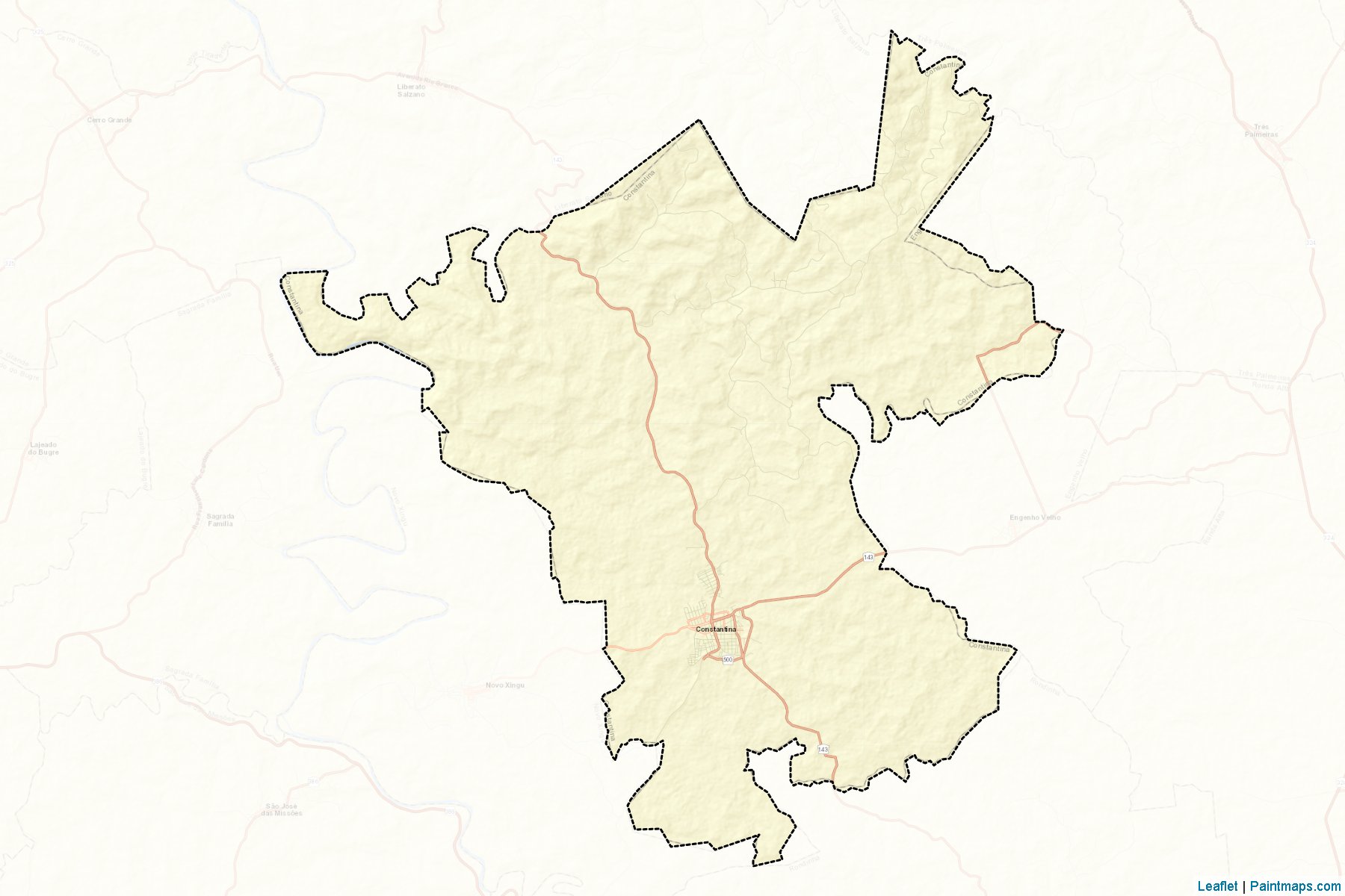 Constantina (Rio Grande Do Sul) Map Cropping Samples-2