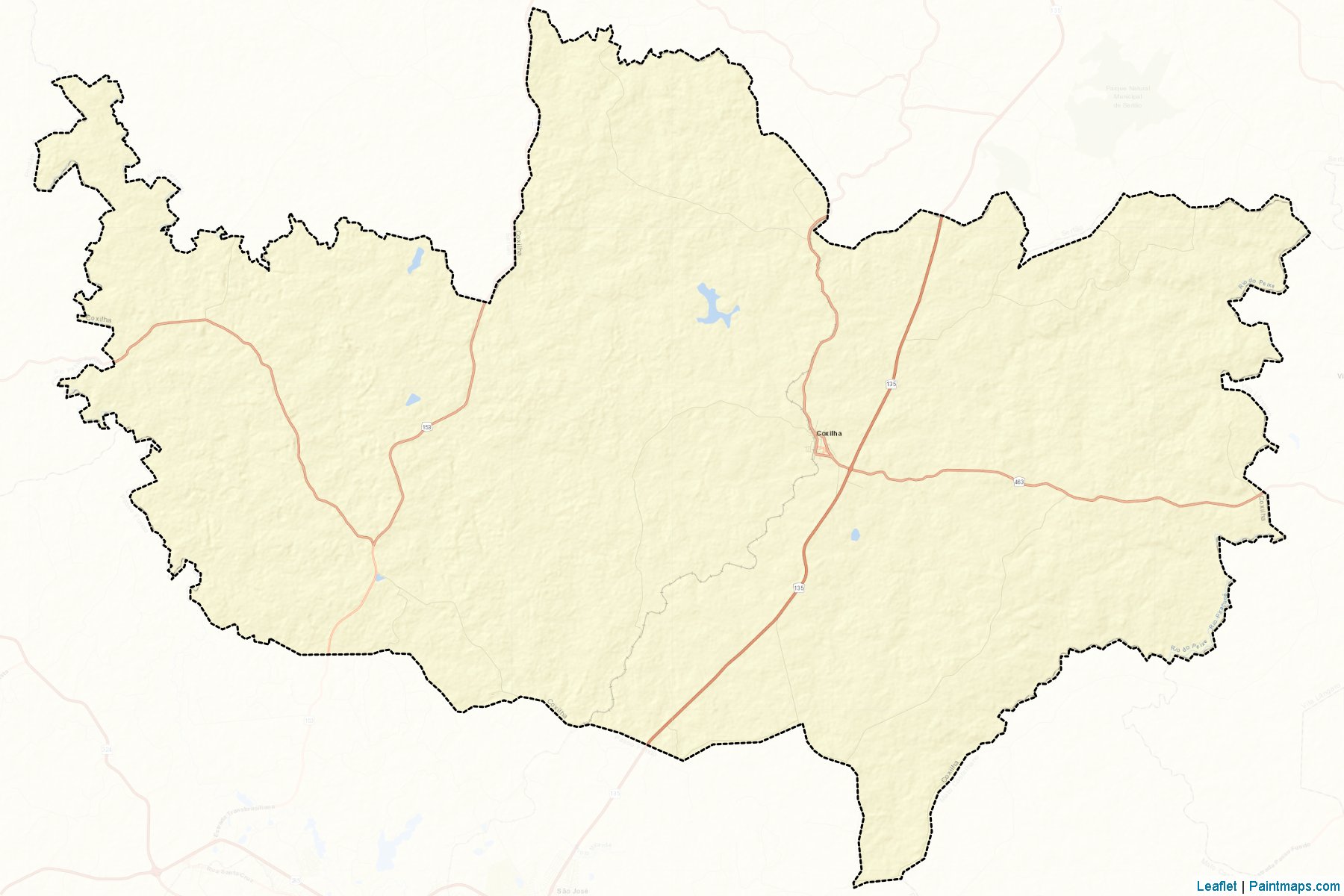 Coxilha (Rio Grande Do Sul) Map Cropping Samples-2