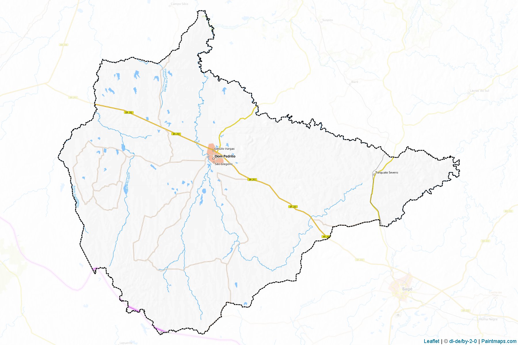 Muestras de recorte de mapas Dom Pedrito (Rio Grande Do Sul)-1