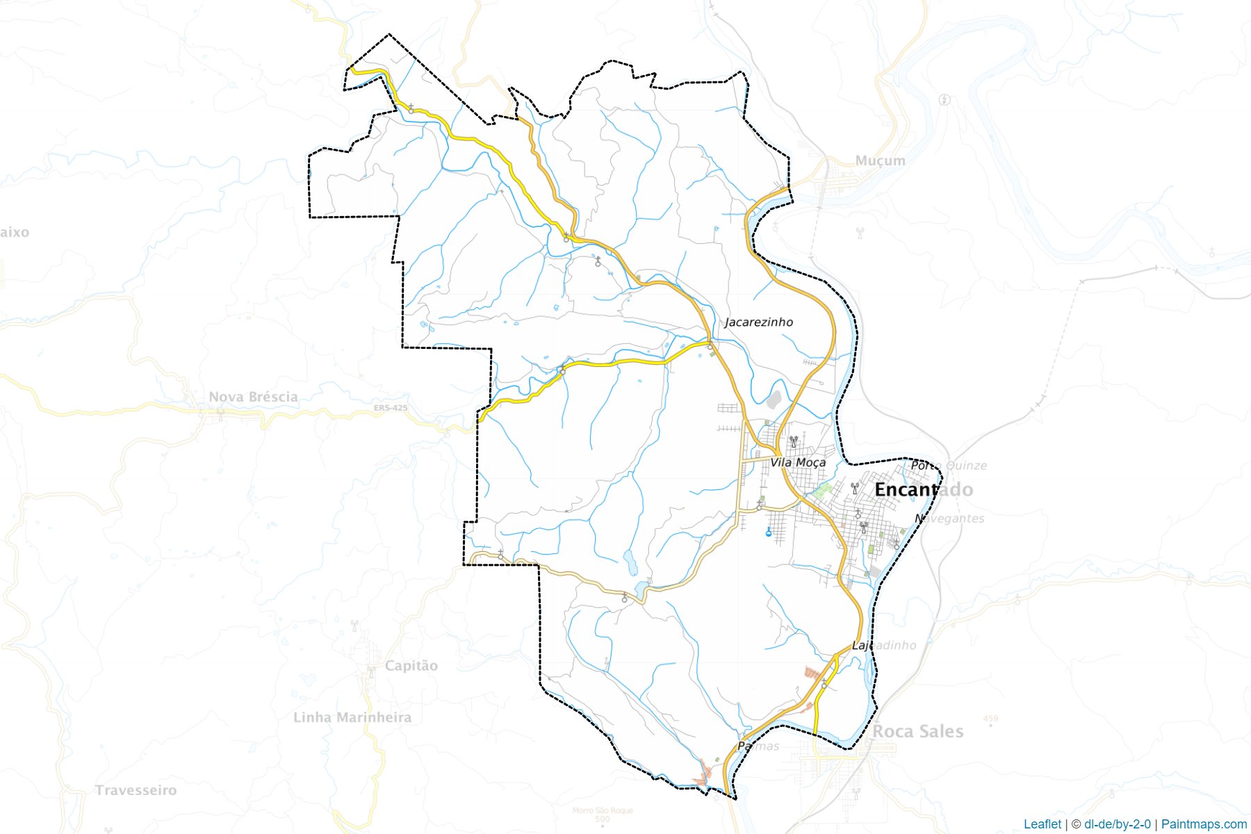 Encantado (Rio Grande Do Sul) Map Cropping Samples-1