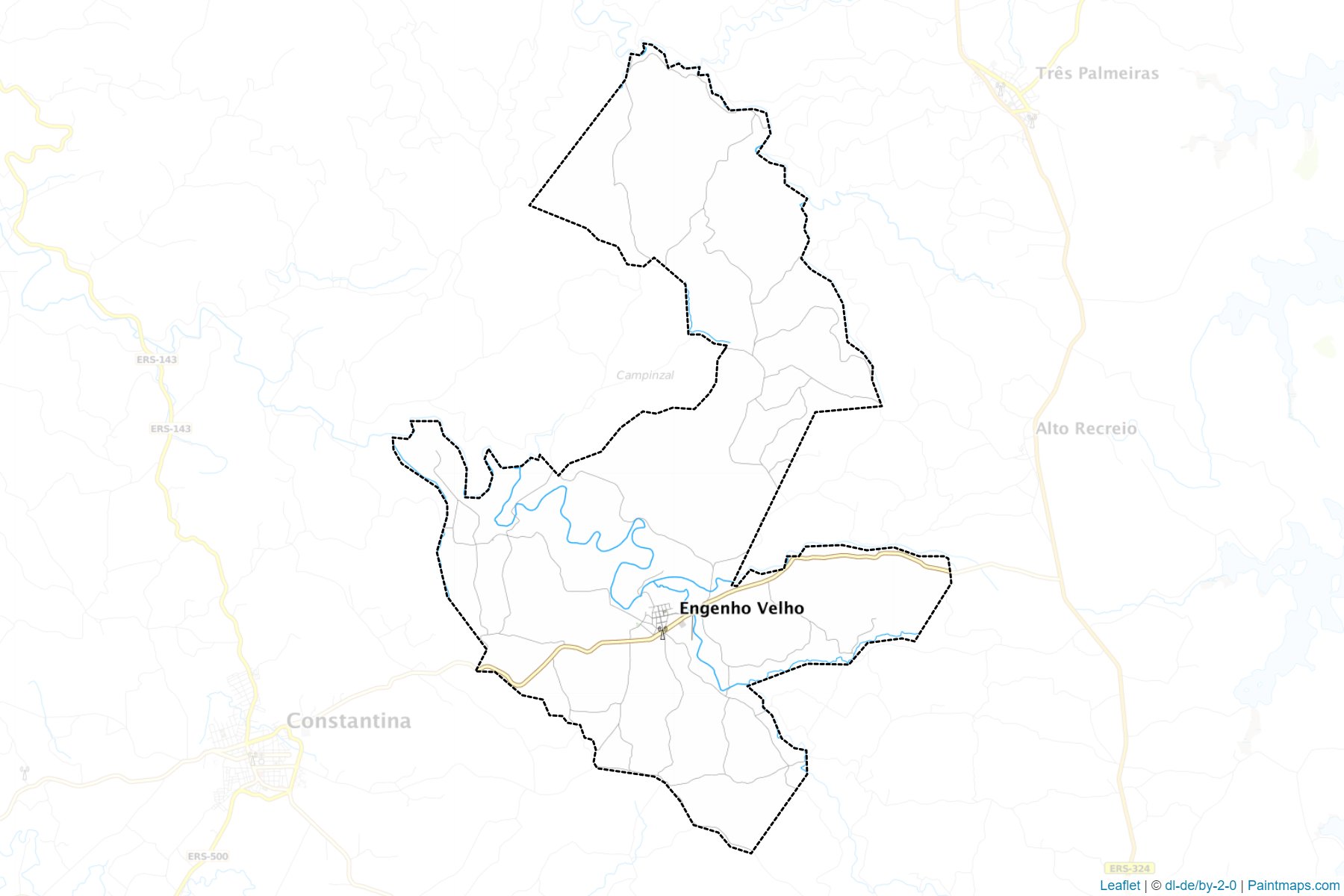 Muestras de recorte de mapas Engenho Velho (Rio Grande Do Sul)-1