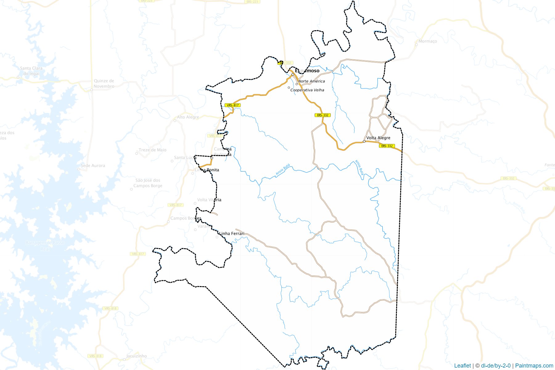 Espumoso (Rio Grande Do Sul) Map Cropping Samples-1