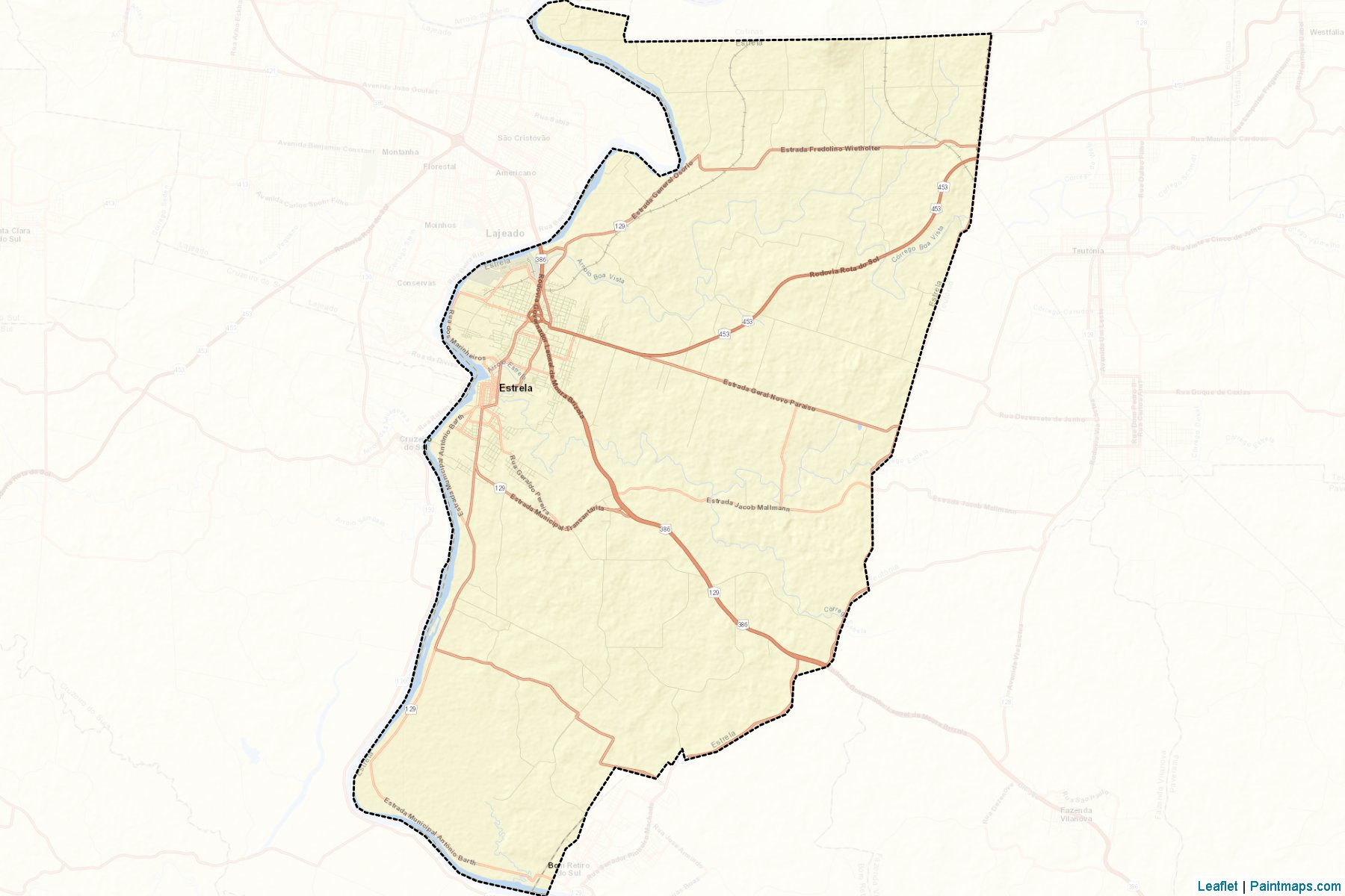 Estrela (Rio Grande Do Sul) Map Cropping Samples-2