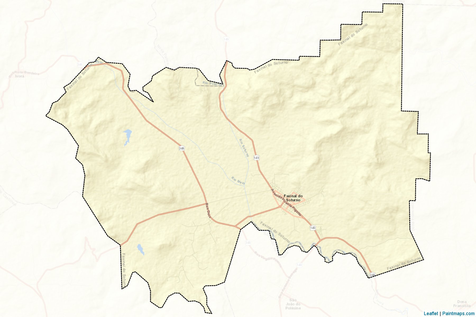 Faxinal do Soturno (Rio Grande Do Sul) Map Cropping Samples-2