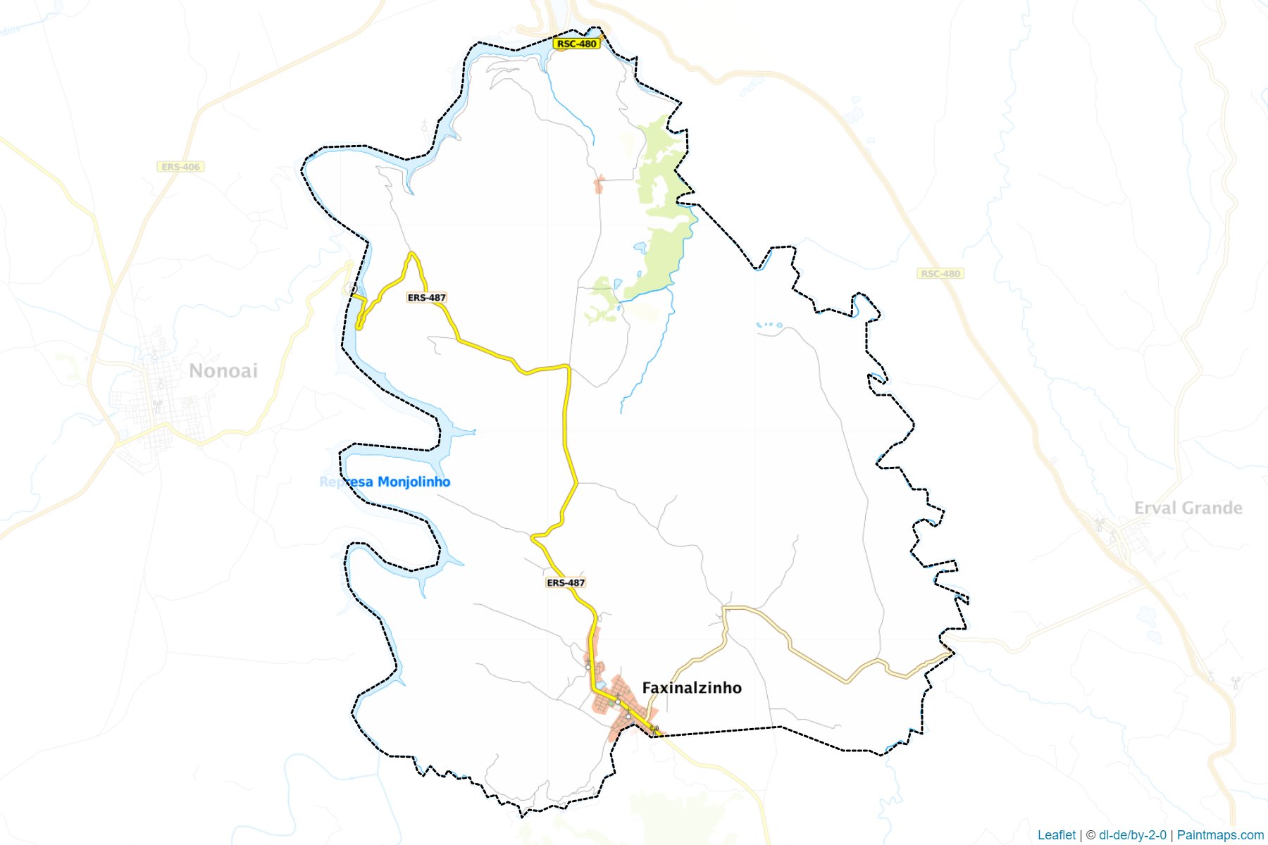 Faxinalzinho (Rio Grande Do Sul) Map Cropping Samples-1