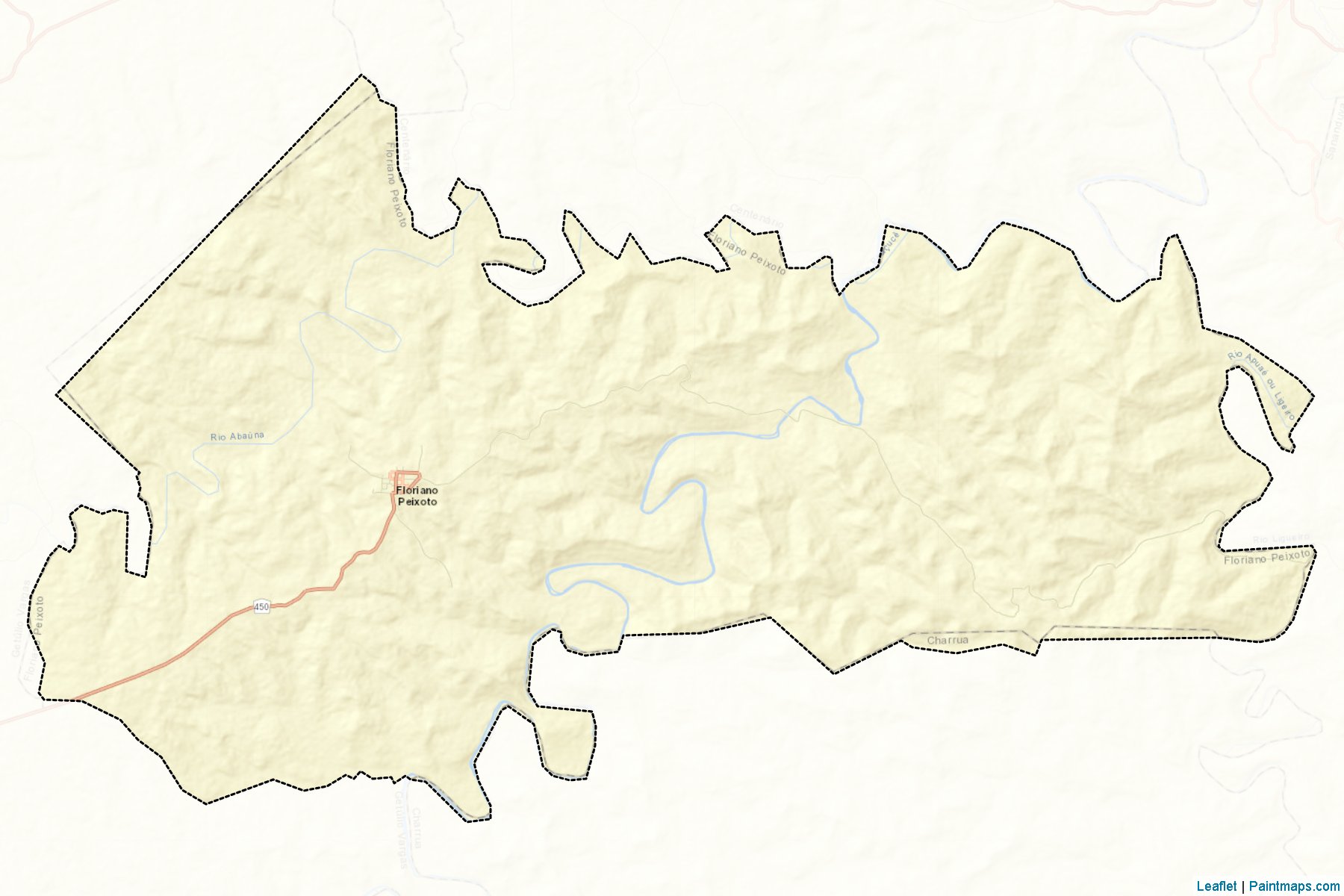 Floriano Peixoto (Rio Grande Do Sul) Map Cropping Samples-2