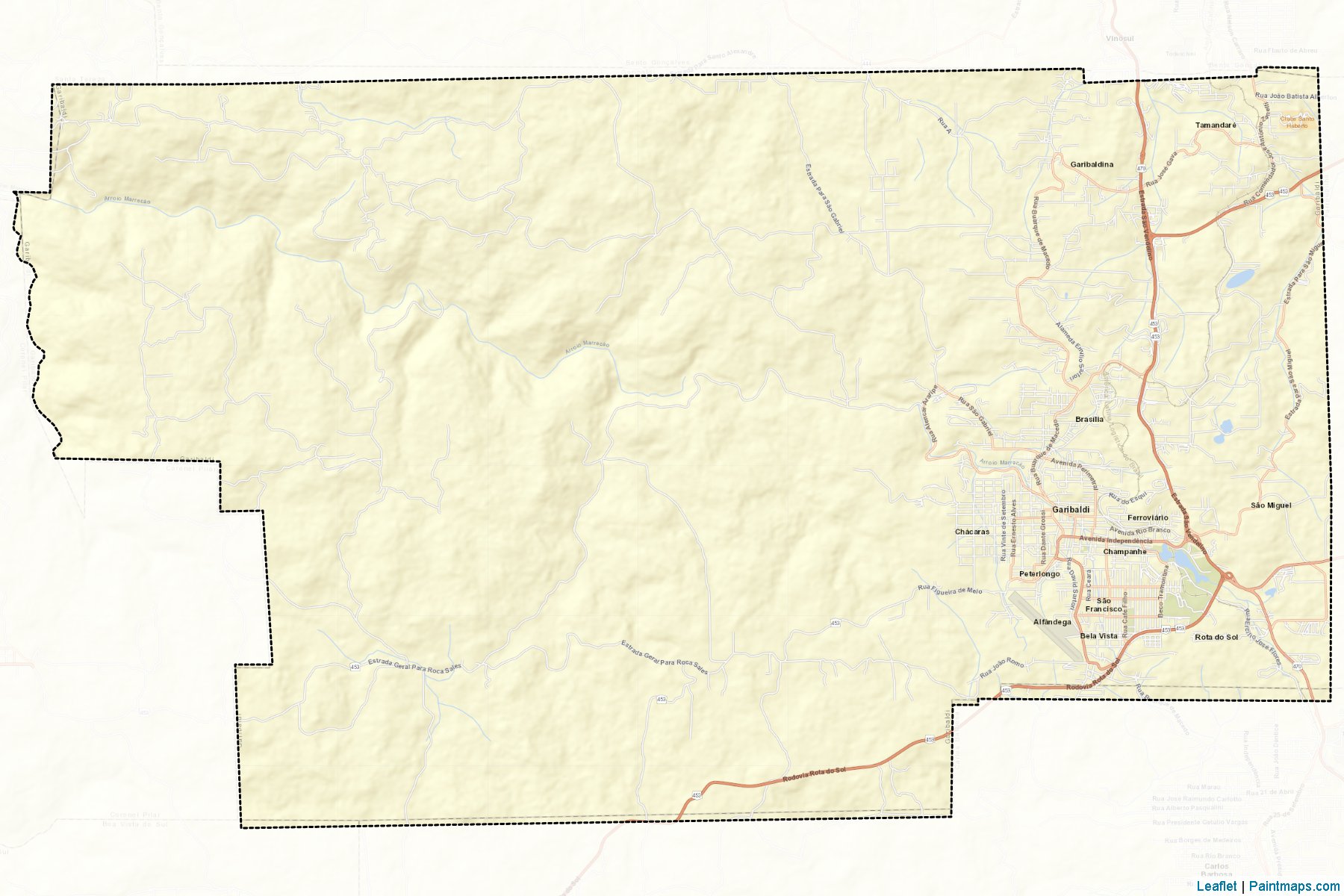 Garibaldi (Rio Grande Do Sul) Map Cropping Samples-2