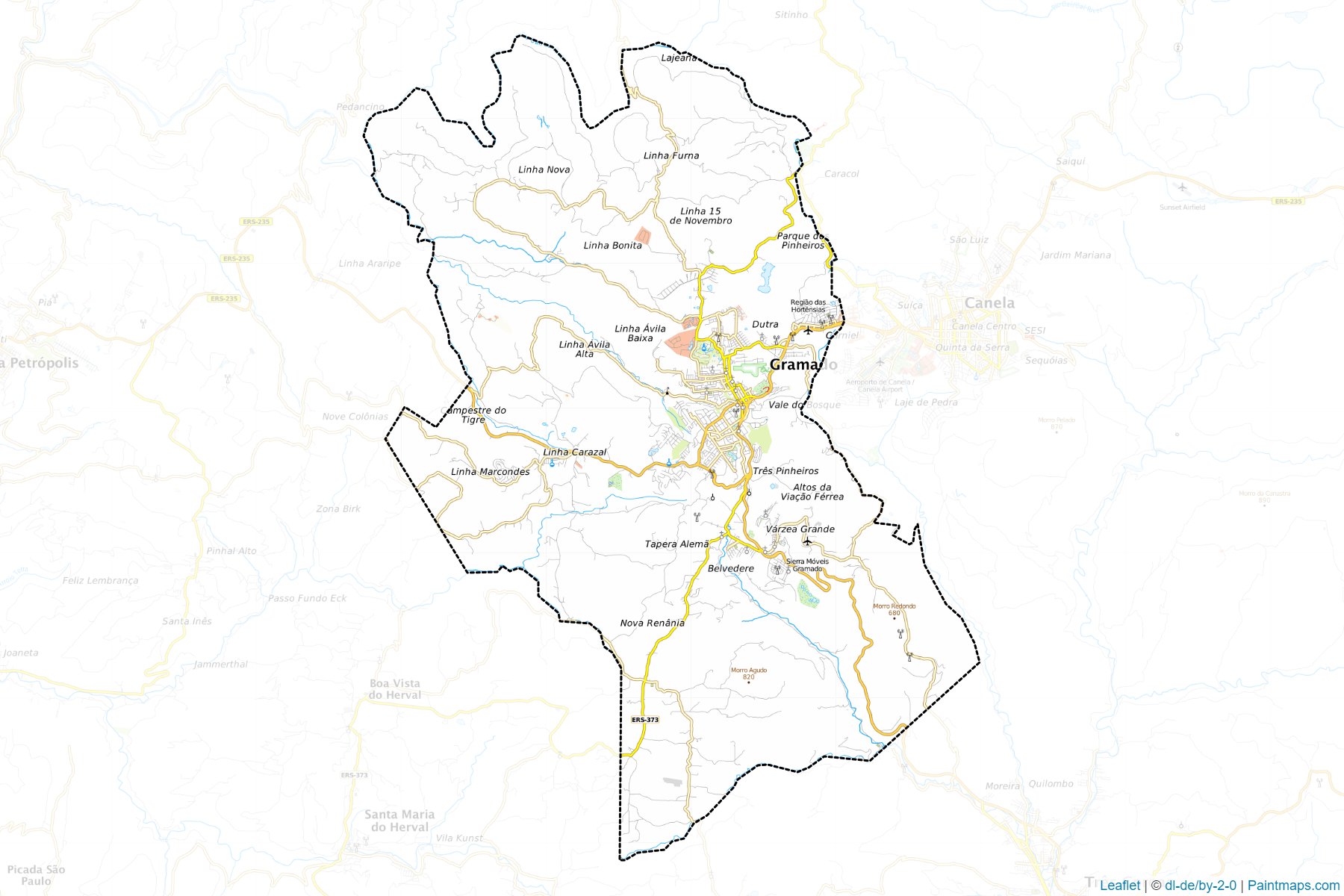 Gramado (Rio Grande Do Sul) Map Cropping Samples-1