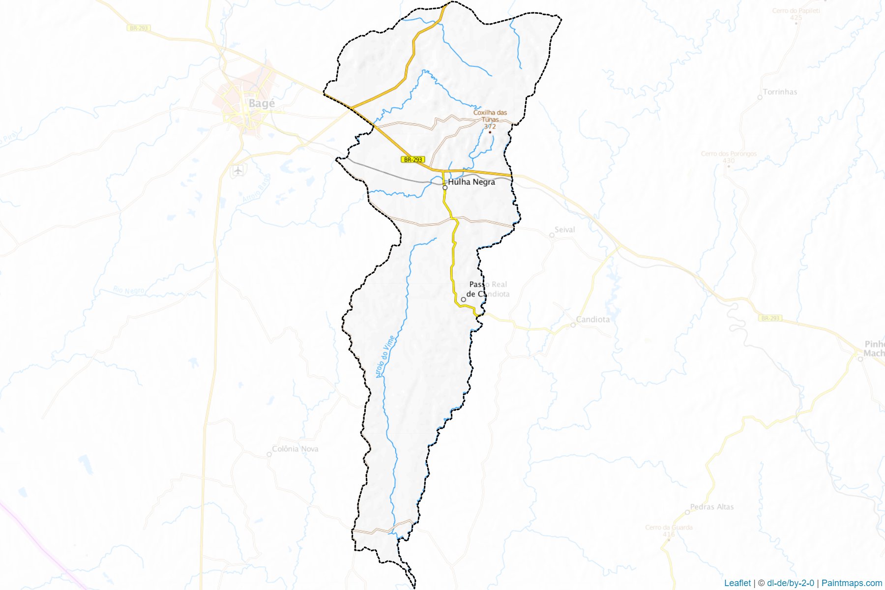 Hulha Negra (Rio Grande Do Sul) Map Cropping Samples-1