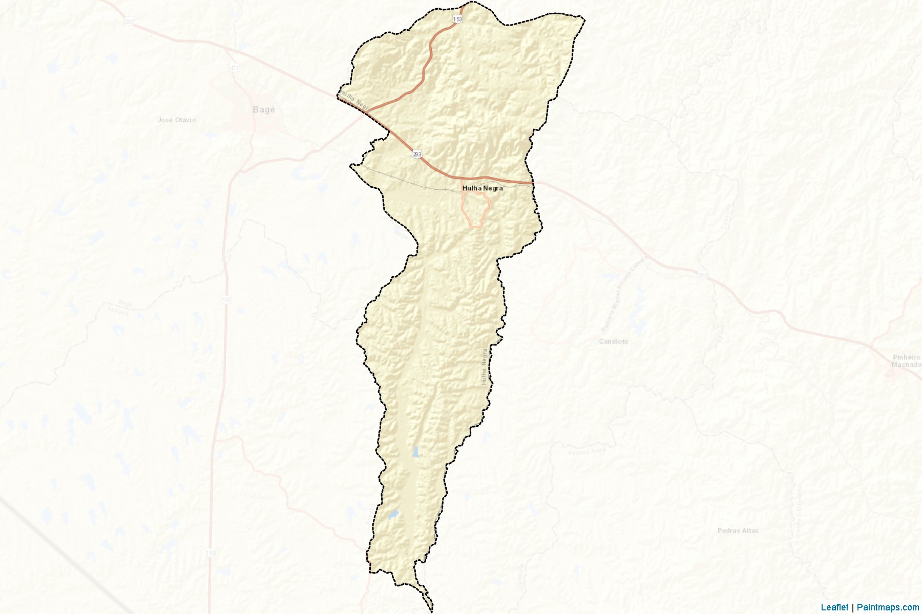 Hulha Negra (Rio Grande Do Sul) Map Cropping Samples-2