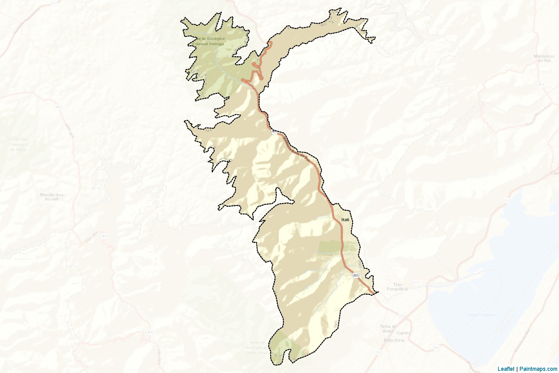 Itati (Rio Grande Do Sul) Map Cropping Samples-2