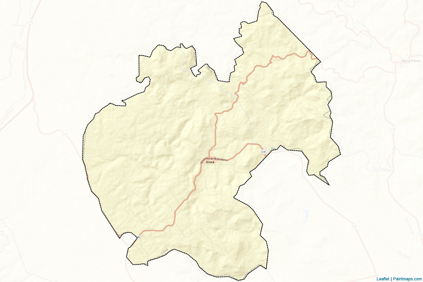 Ivora (Rio Grande Do Sul) Map Cropping Samples-2