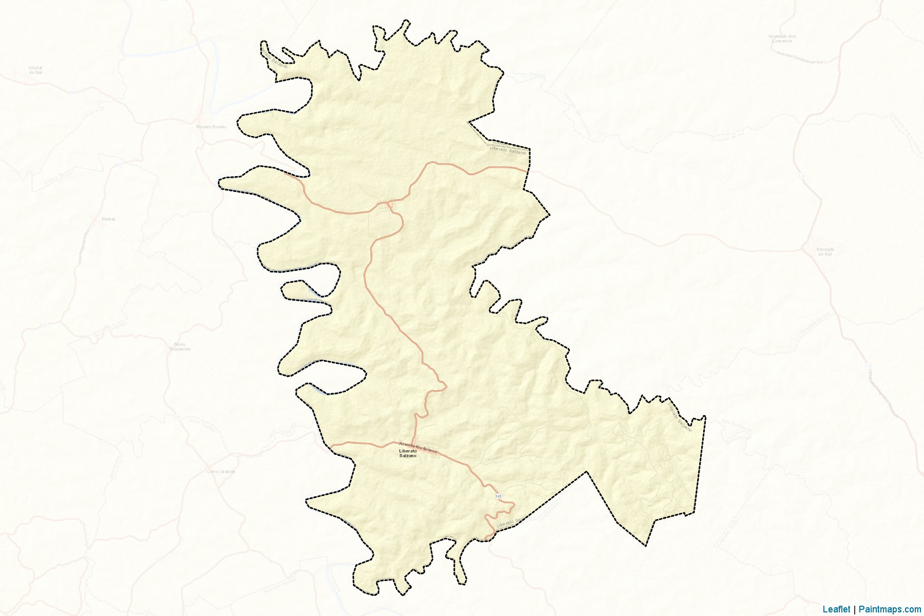 Liberato Salzano (Rio Grande Do Sul) Map Cropping Samples-2