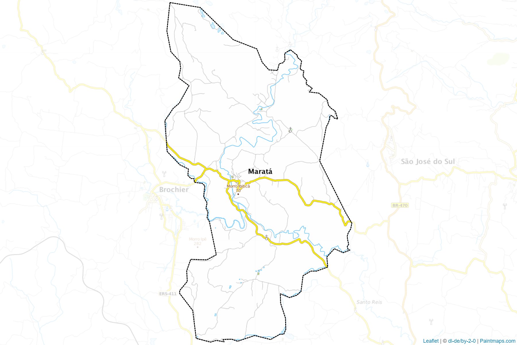 Muestras de recorte de mapas Marata (Rio Grande Do Sul)-1