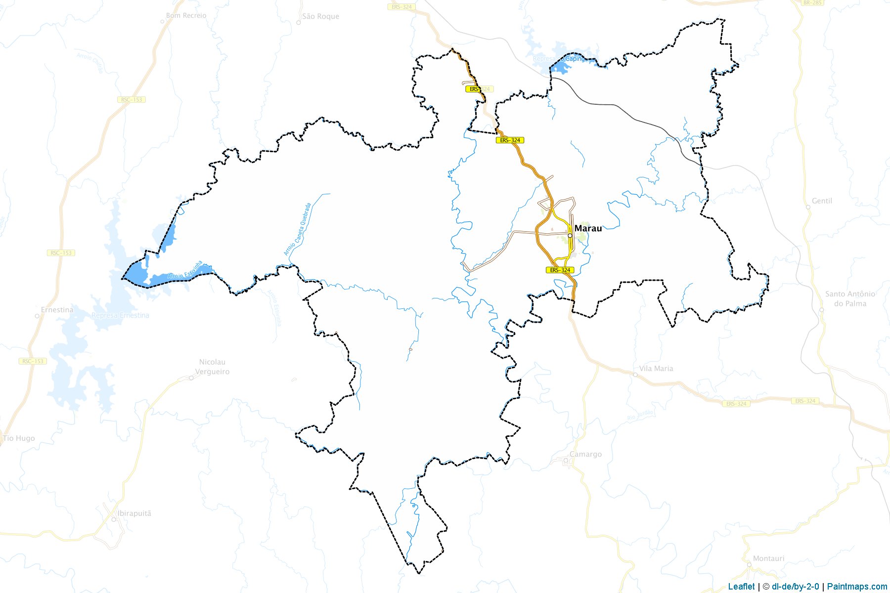 Marau (Rio Grande Do Sul) Map Cropping Samples-1