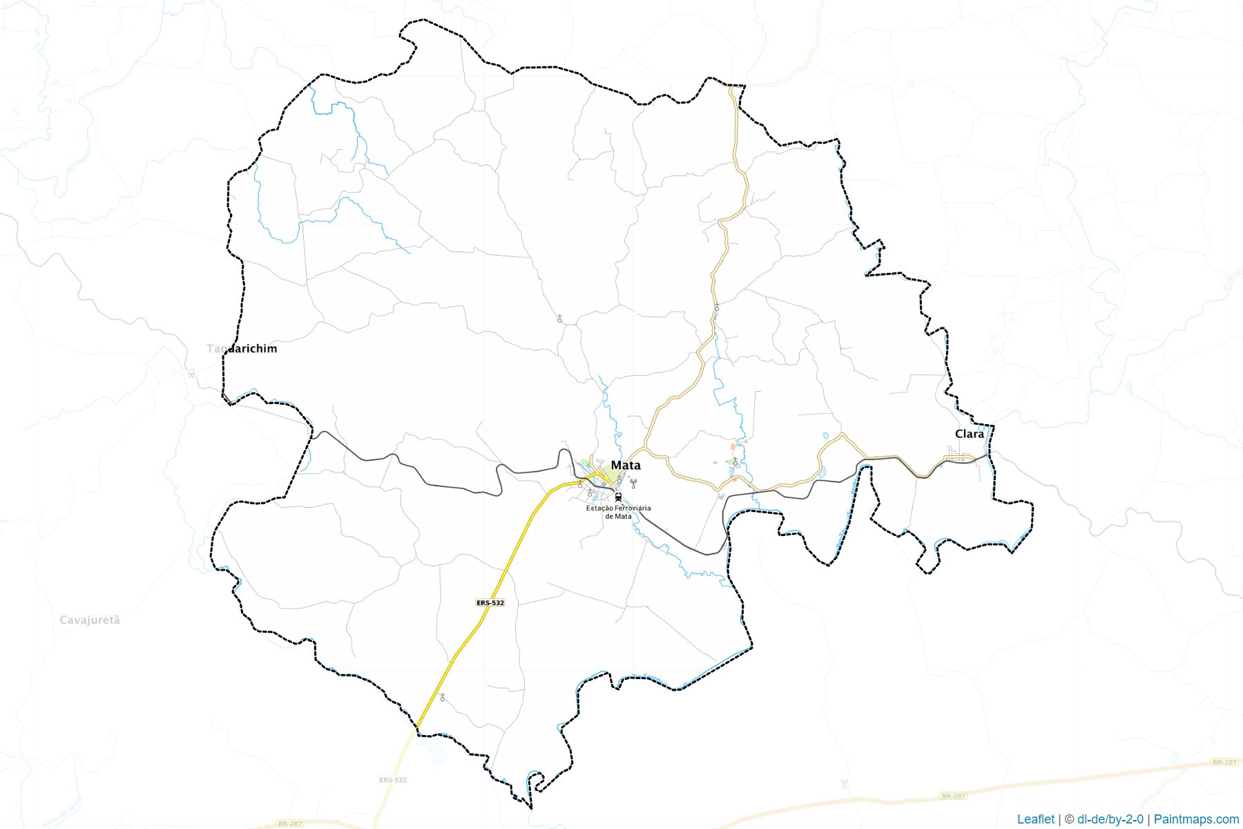 Muestras de recorte de mapas Mata (Rio Grande Do Sul)-1