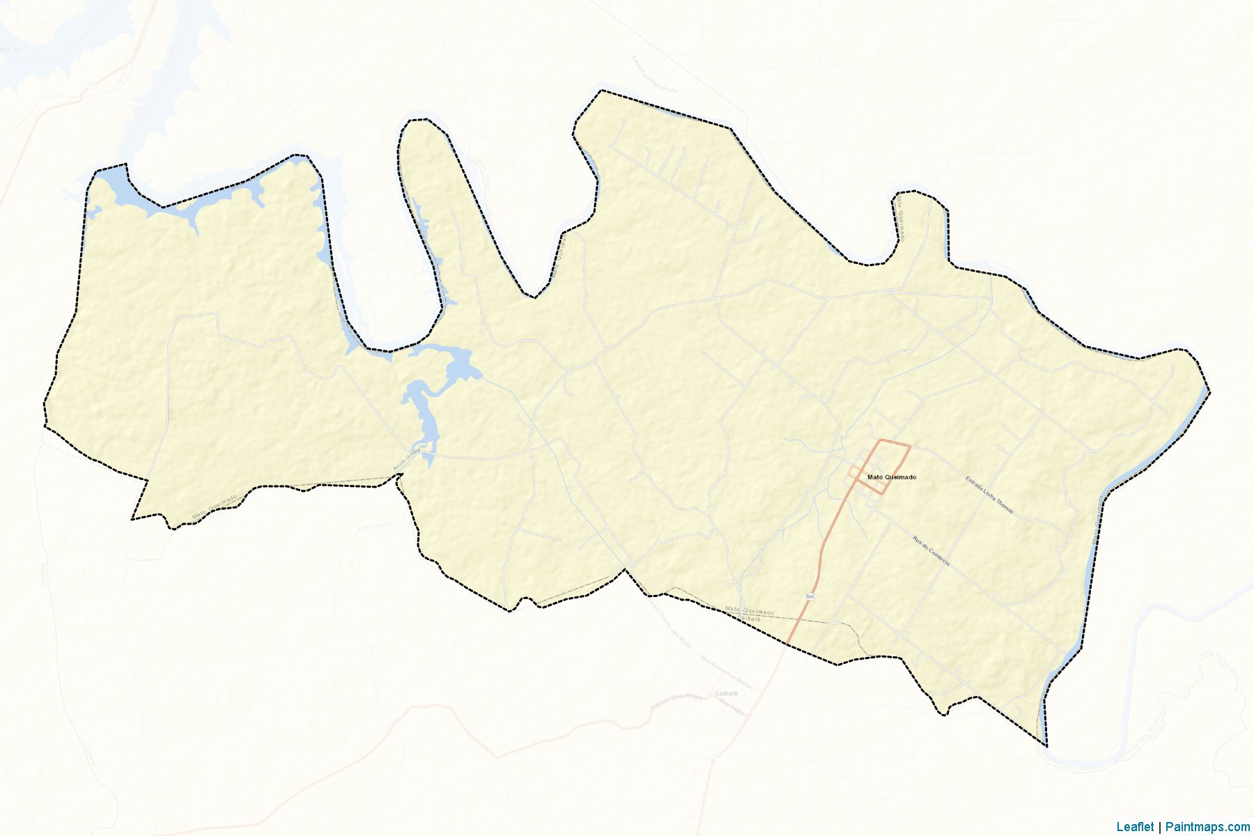 Mato Queimado (Rio Grande Do Sul) Map Cropping Samples-2