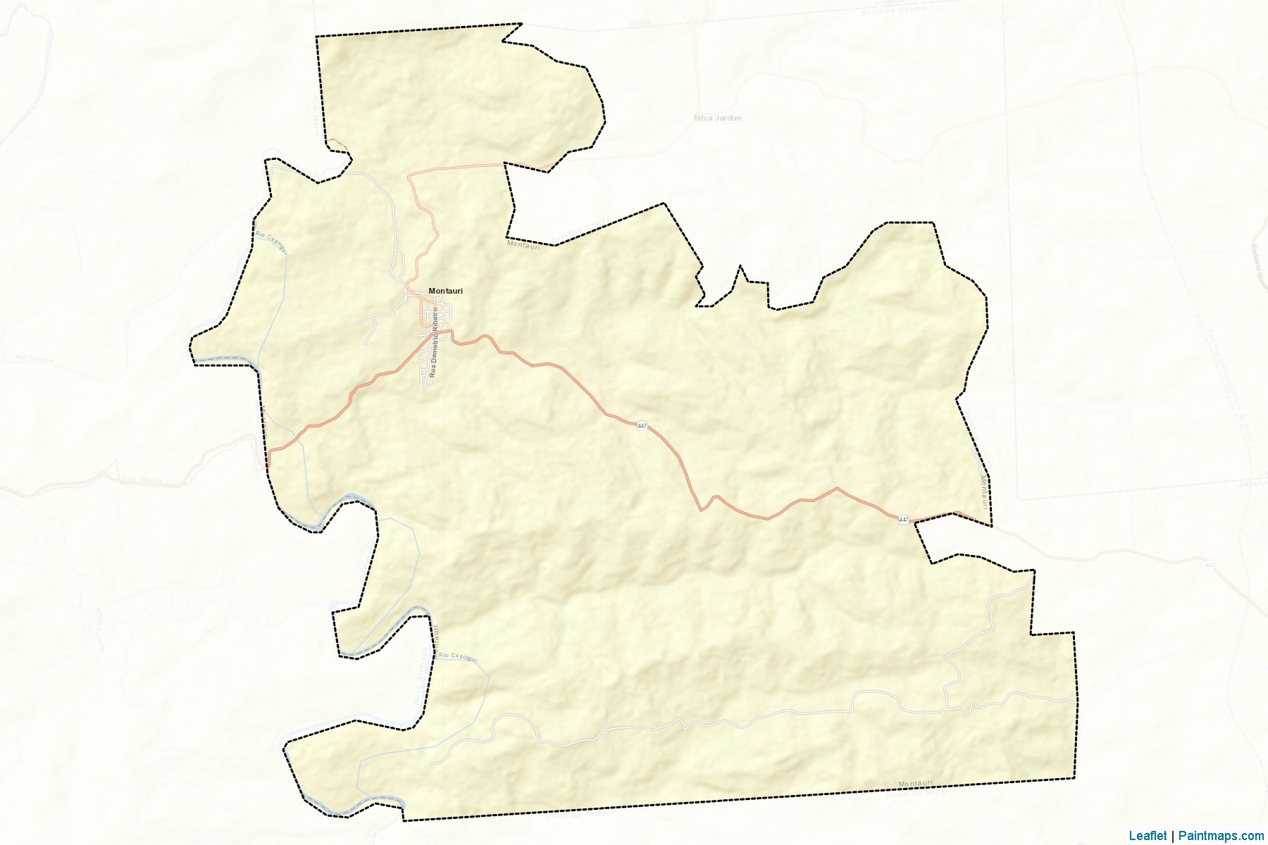 Montauri (Rio Grande Do Sul) Map Cropping Samples-2