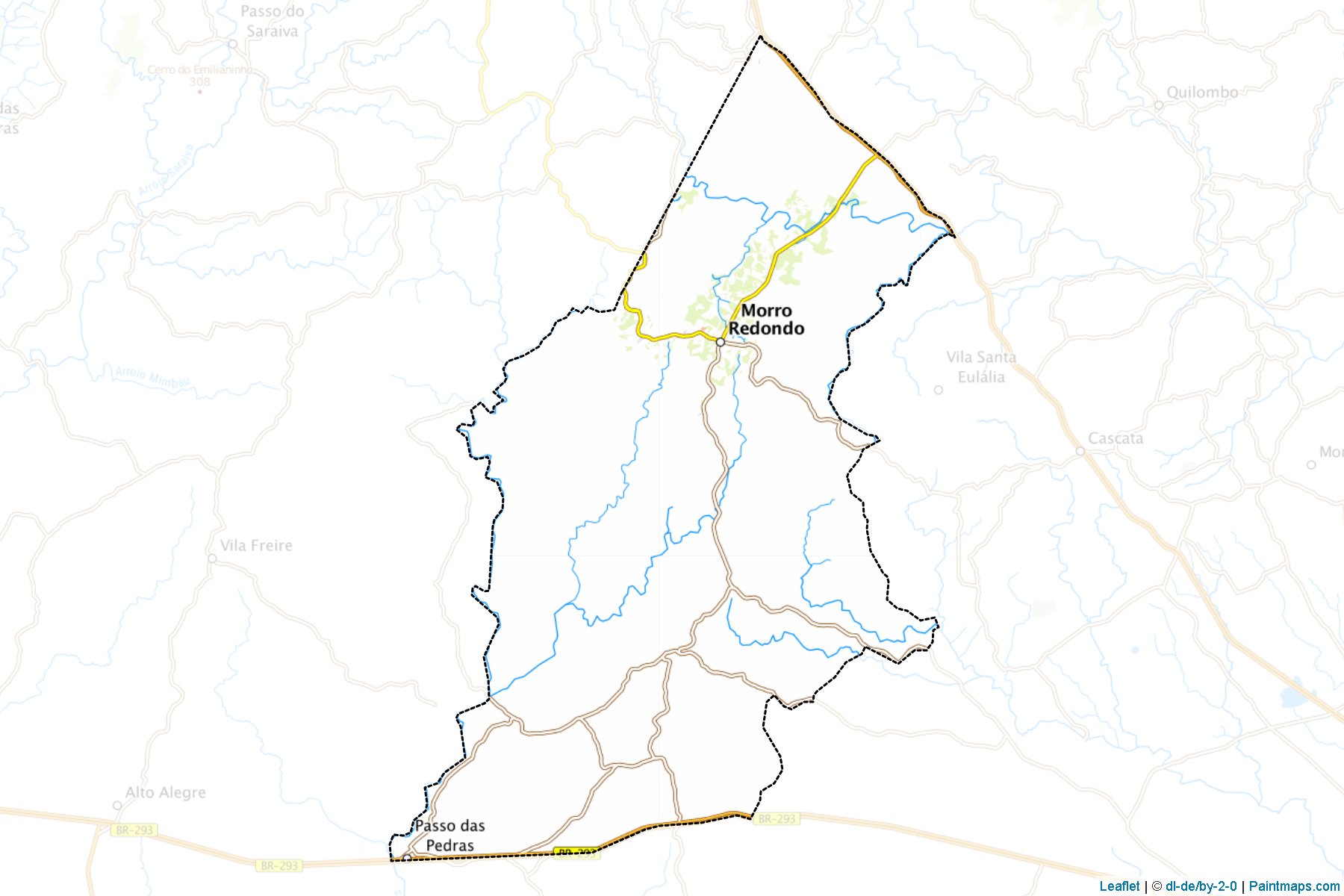 Morro Redondo (Rio Grande Do Sul) Map Cropping Samples-1