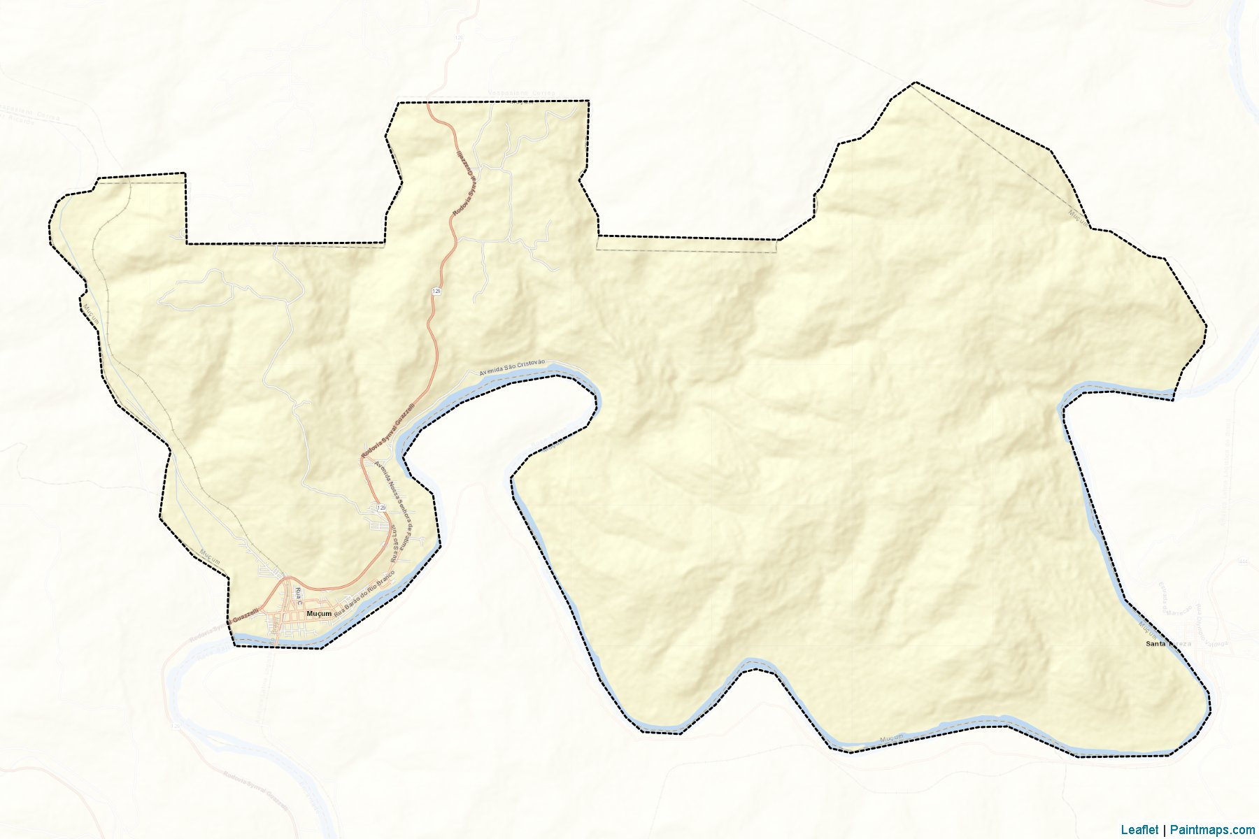 Mucum (Rio Grande do Sul) Haritası Örnekleri-2