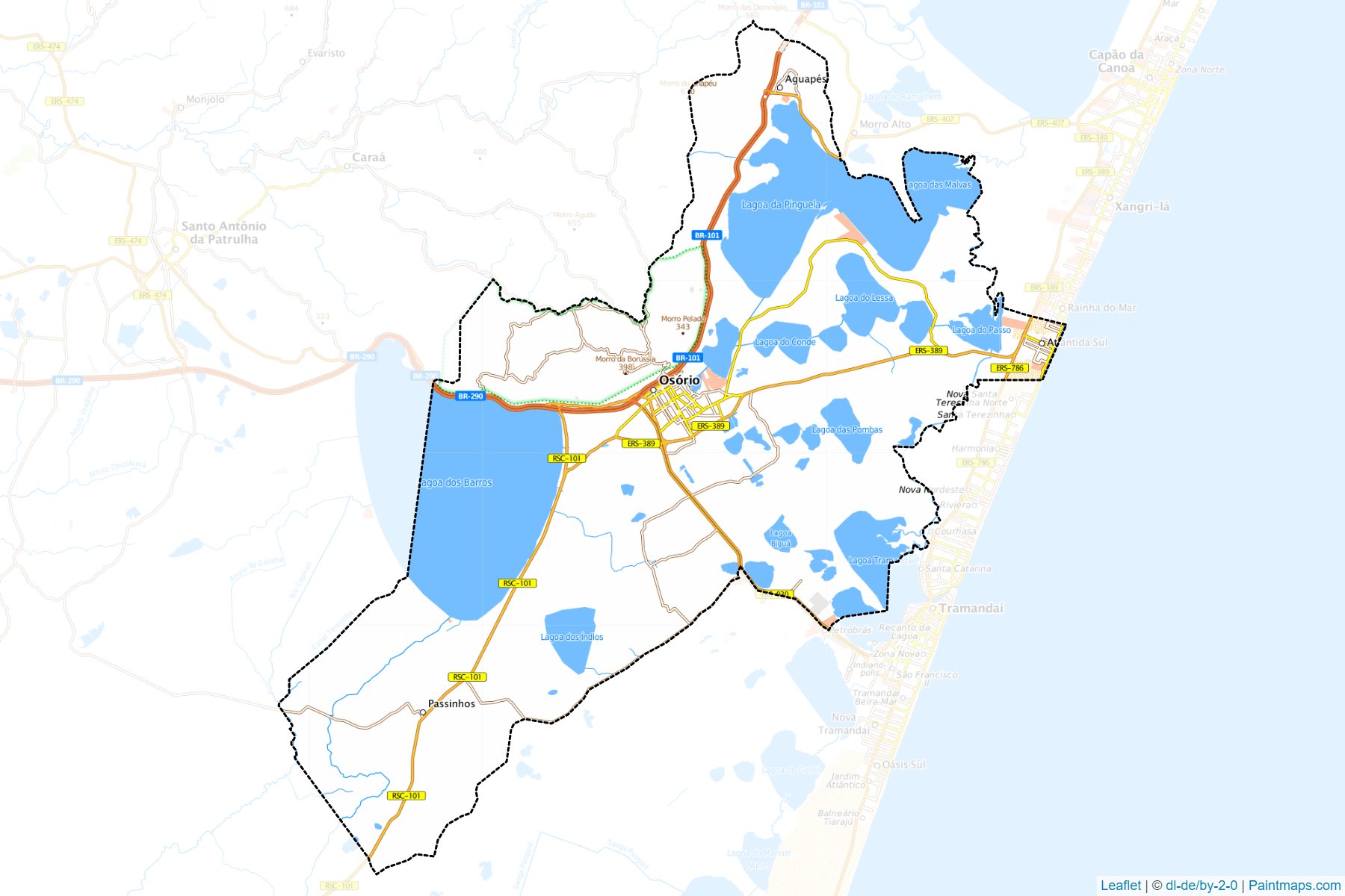 Osorio (Rio Grande Do Sul) Map Cropping Samples-1