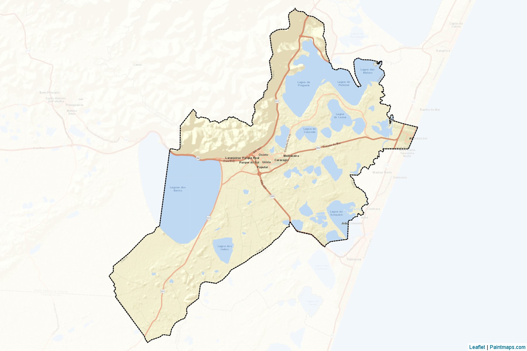 Osorio (Rio Grande Do Sul) Map Cropping Samples-2